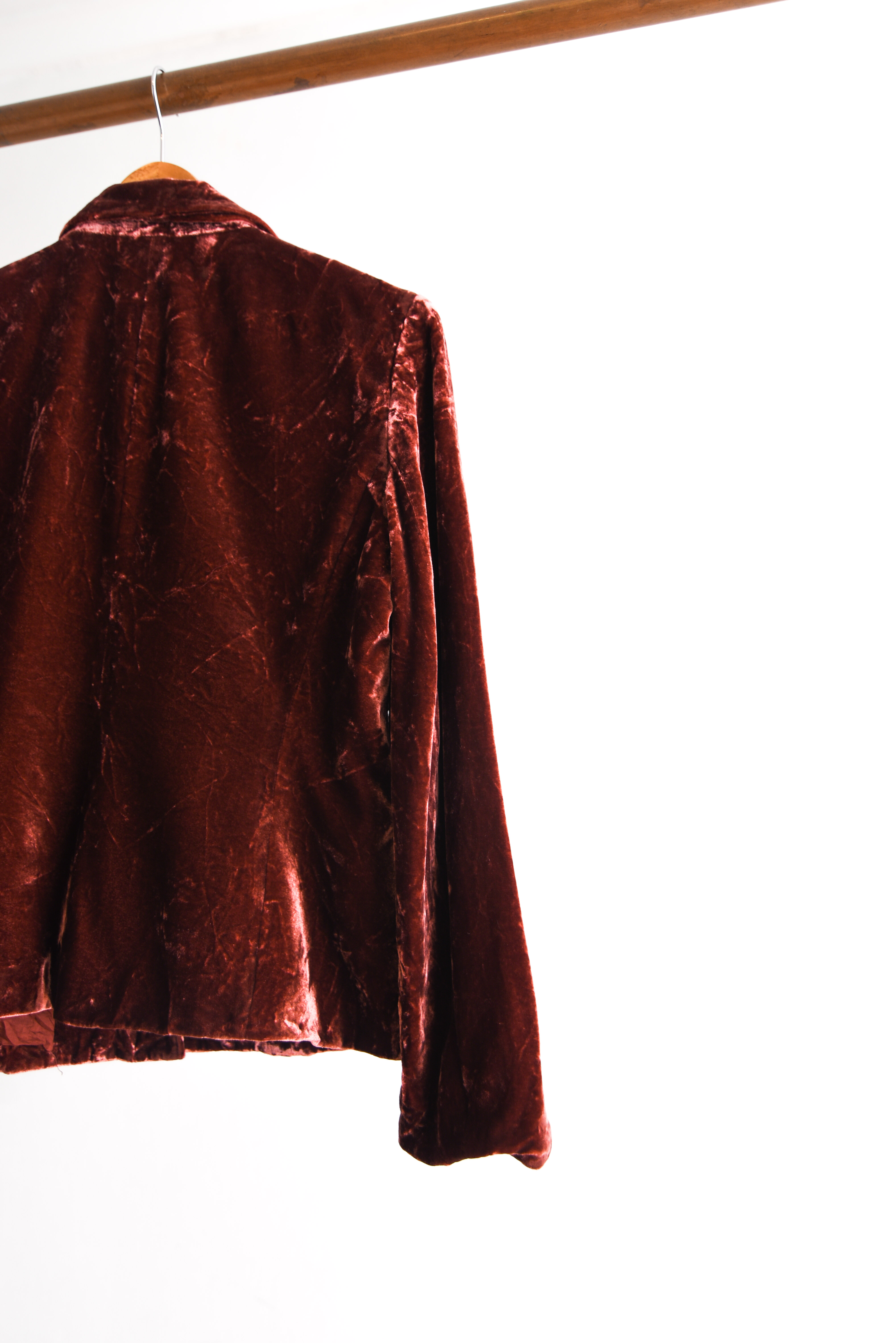 Blazer granate terciopelo vintage