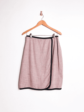 Falda rosa grilla 90s