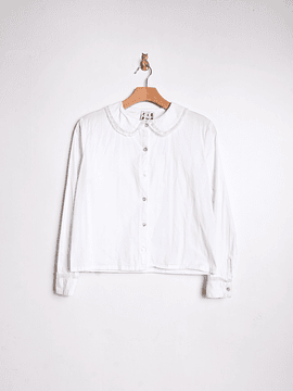 Blusa blanca Cierva peter pan