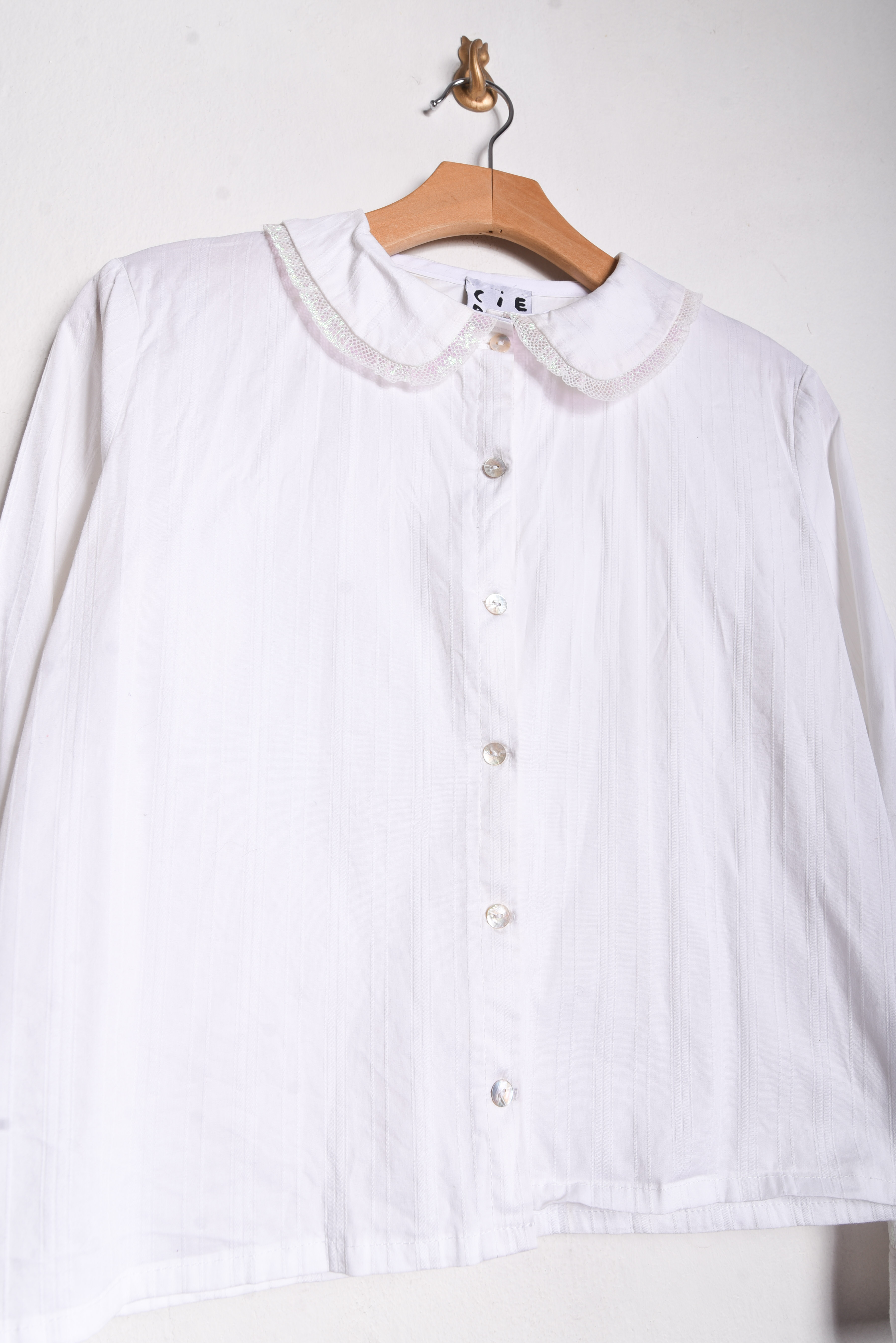Blusa blanca Cierva peter pan