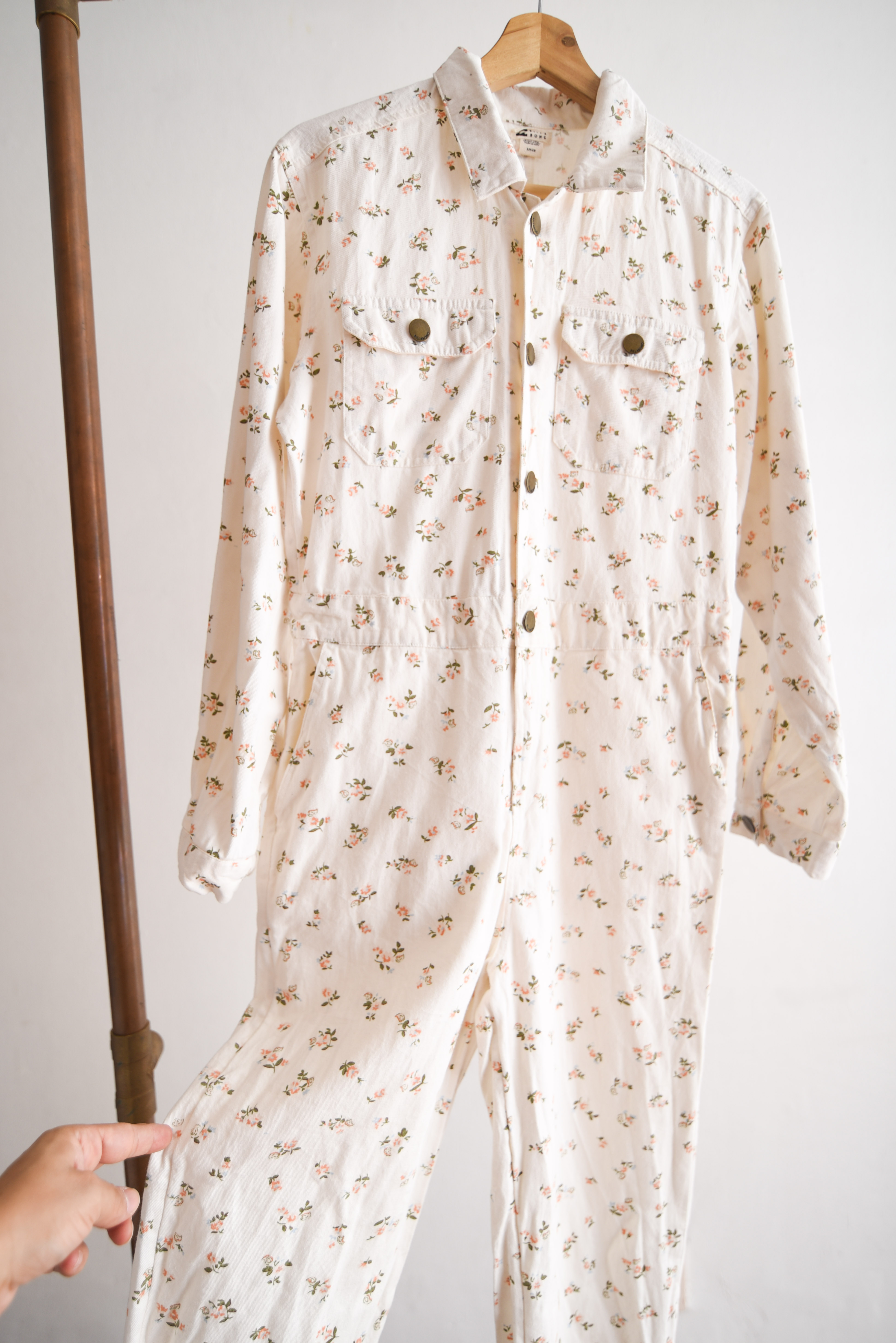 Enterito denim florecitas