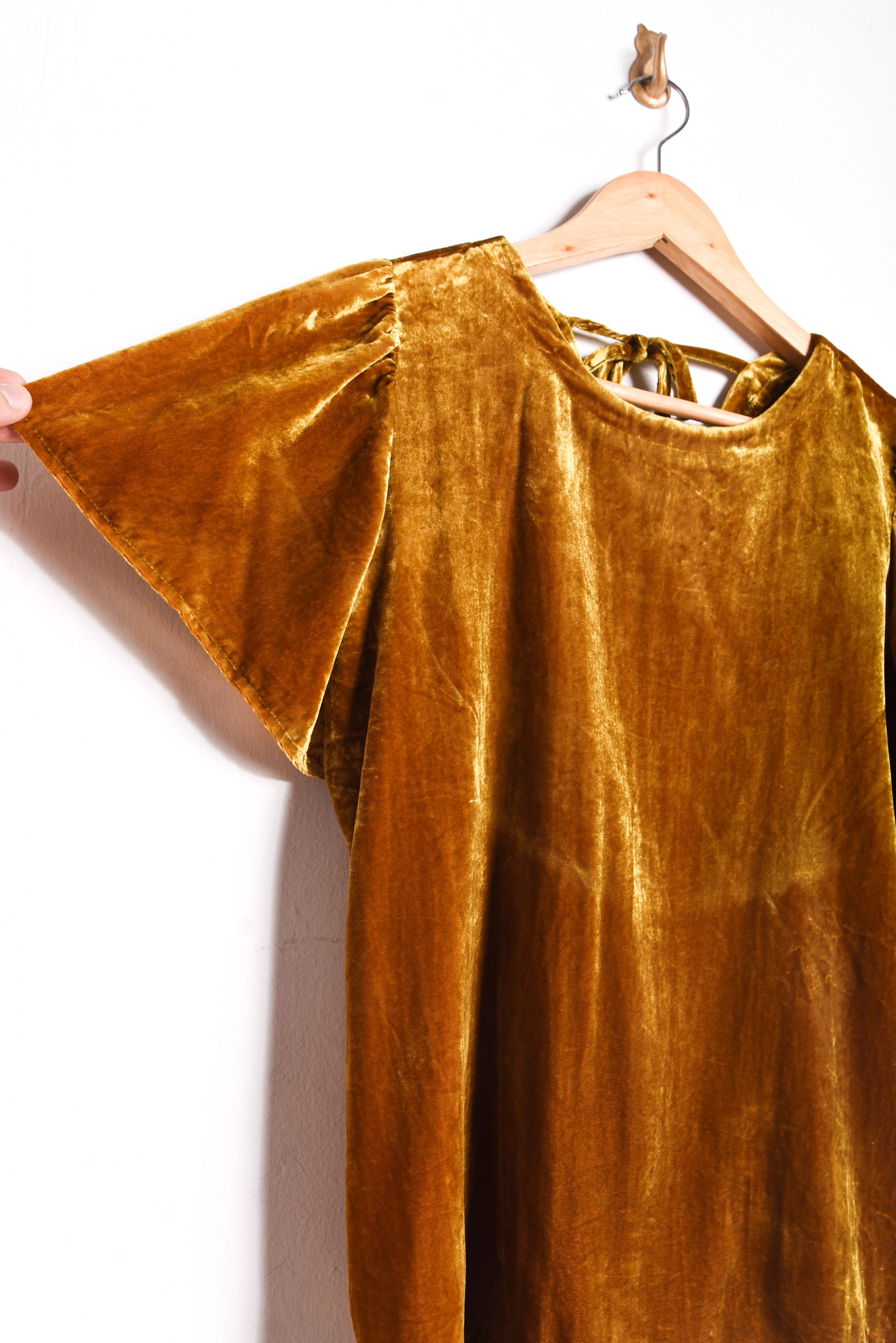 Blusa mostaza velvet