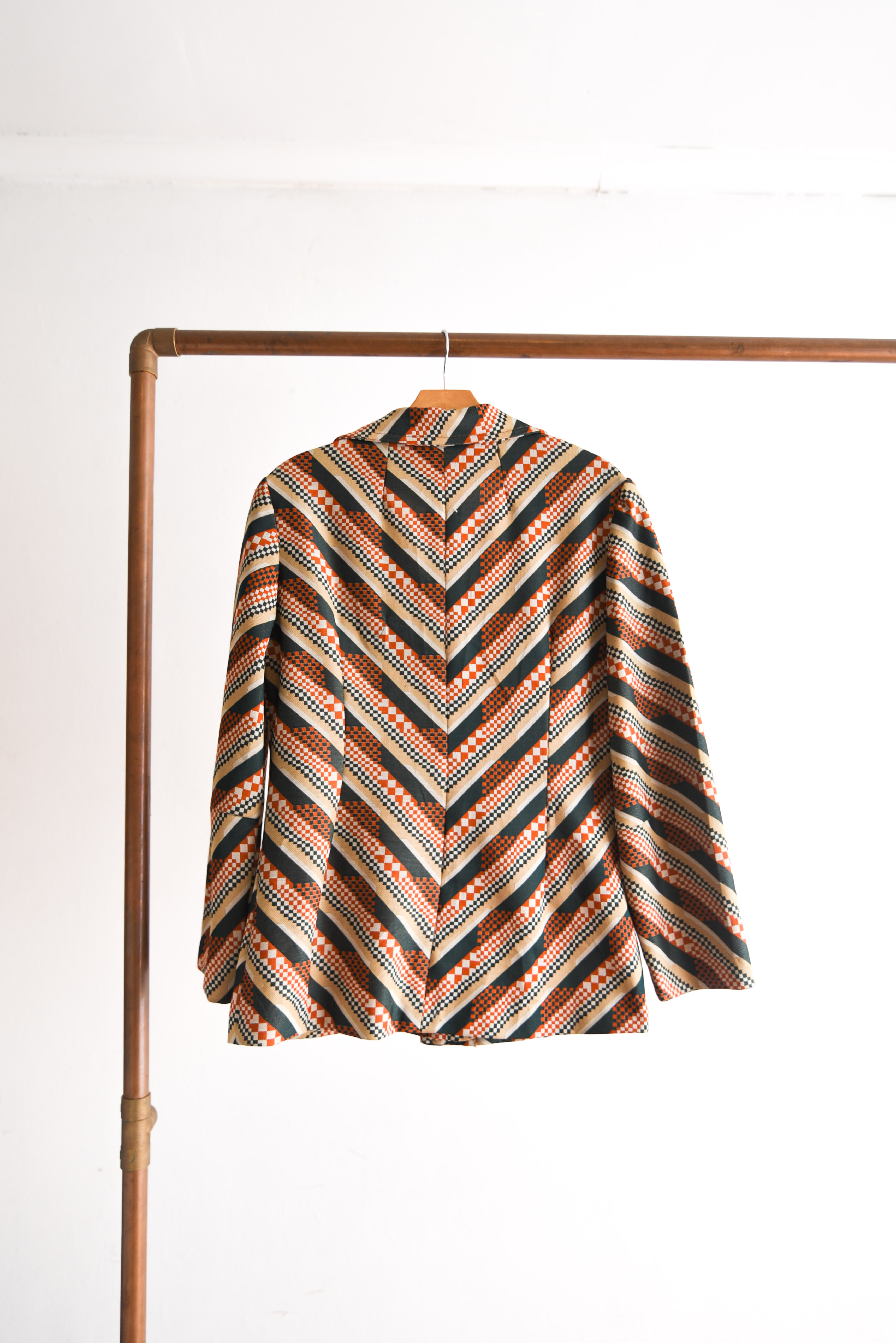 Chaqueta 70s cuadritos