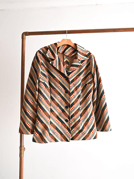 Chaqueta 70s cuadritos