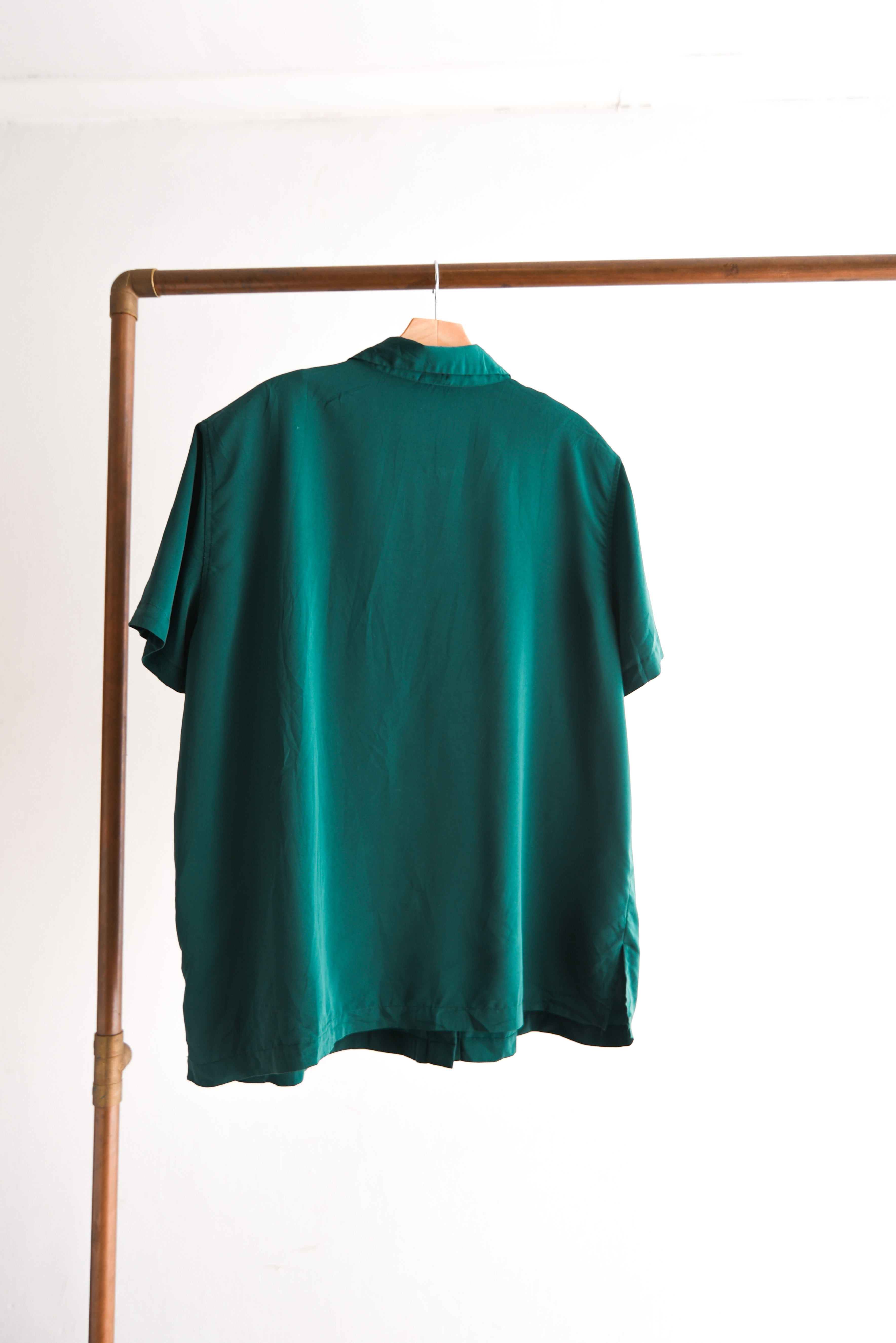 Blusa vintage verde forest