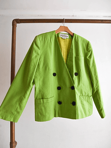 Blazer verde pistacho Oleg Cassini