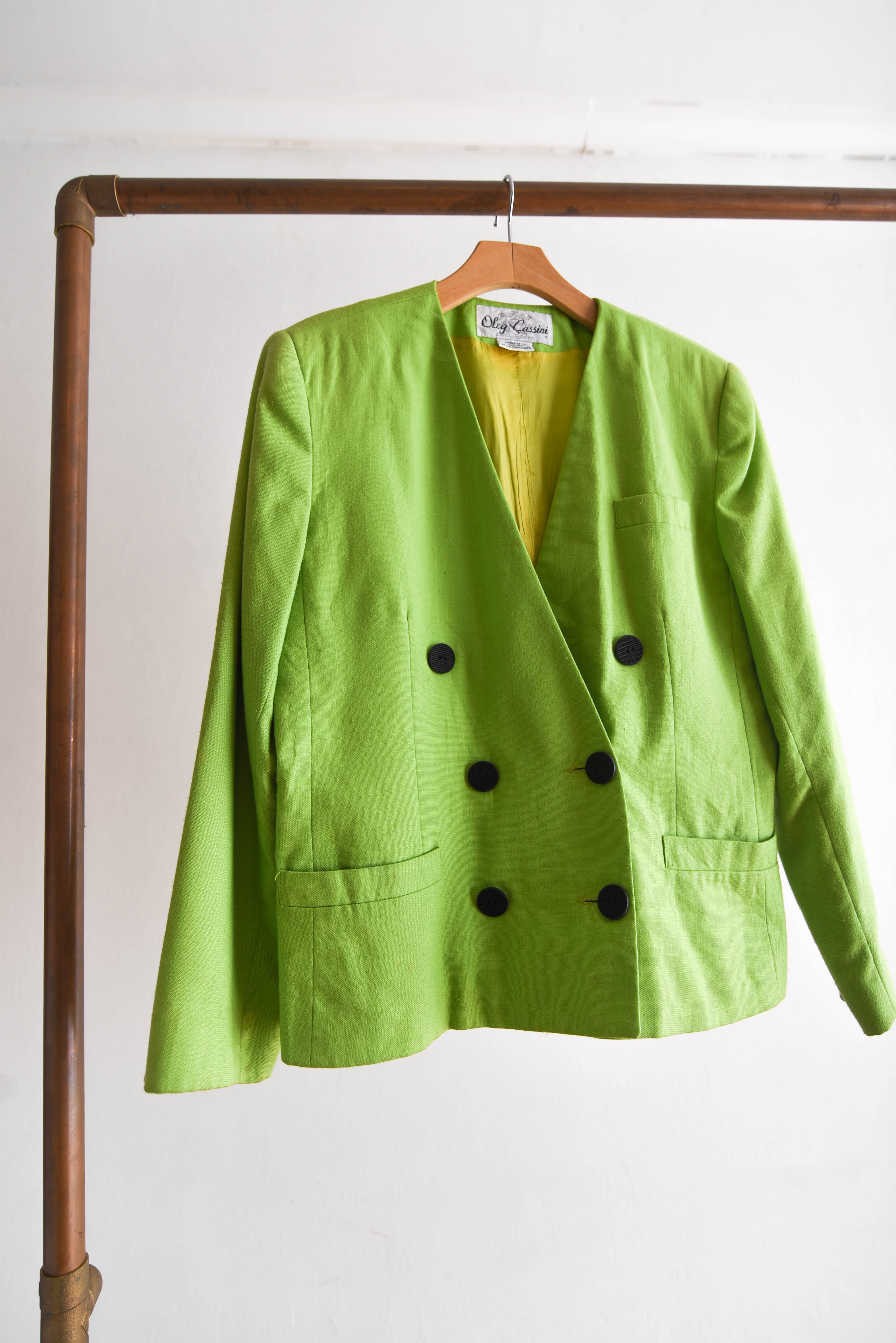 Blazer verde pistacho Oleg Cassini