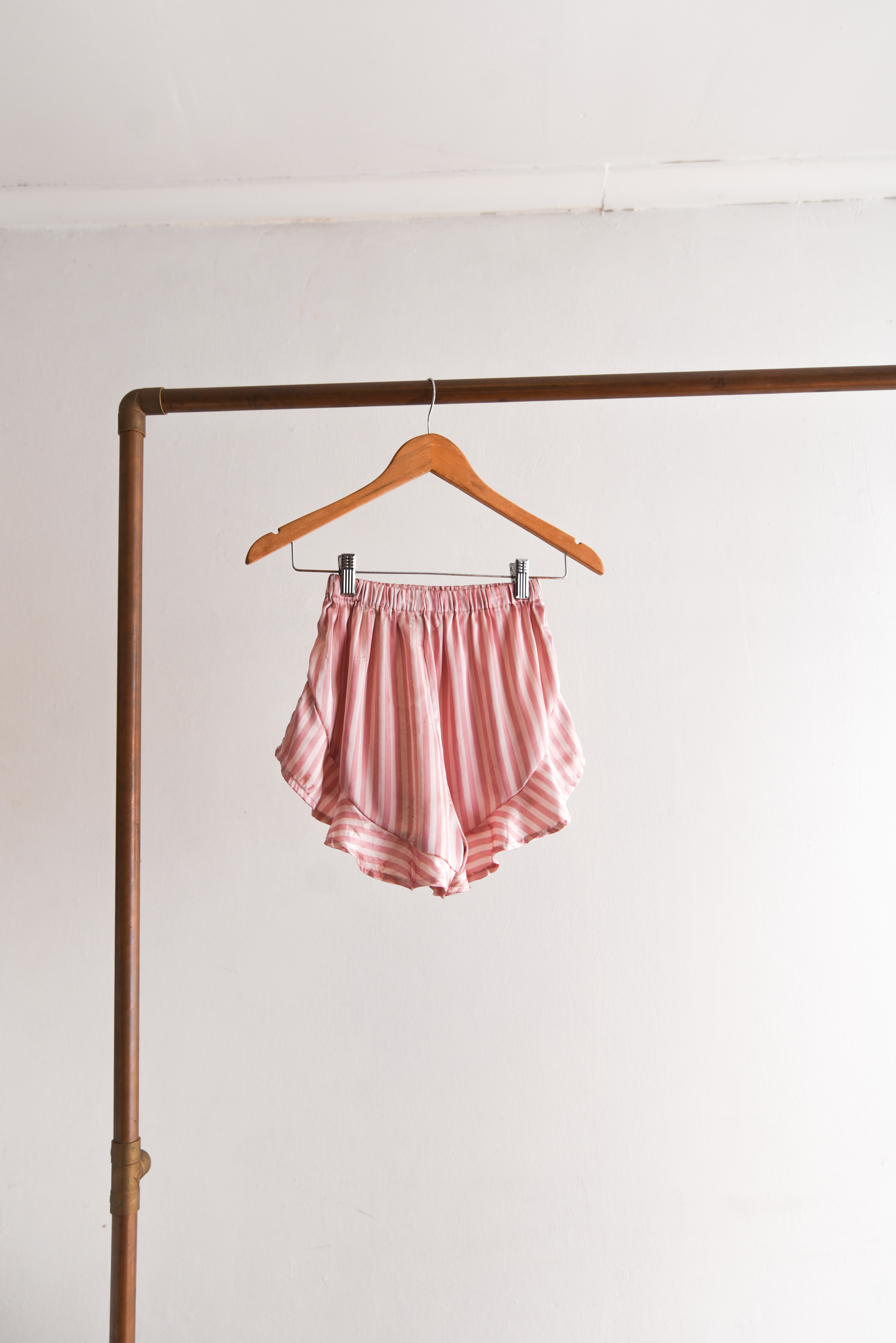 Short lencero rosa pastel