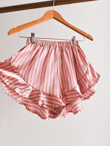 Short lencero rosa pastel