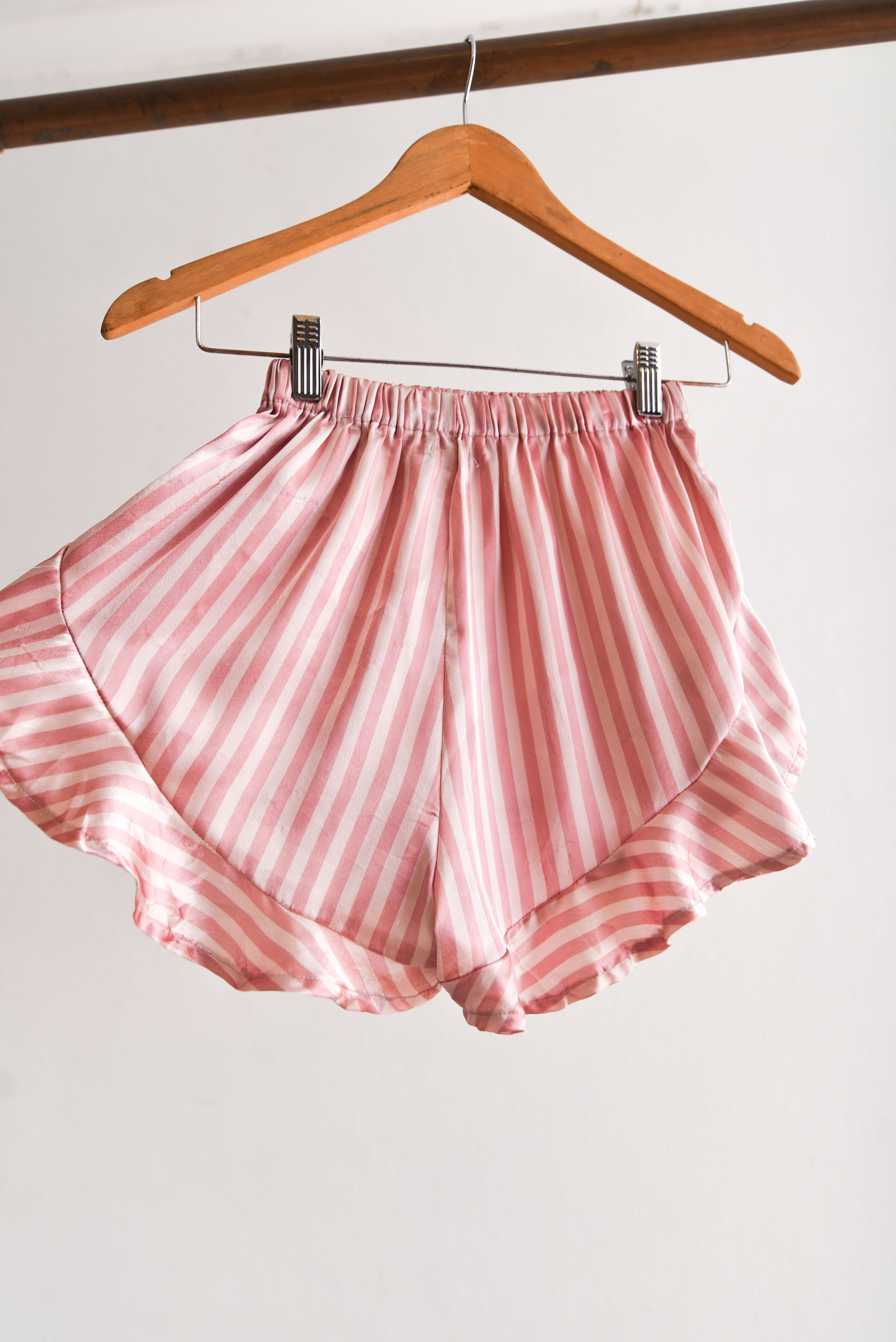 Short lencero rosa pastel