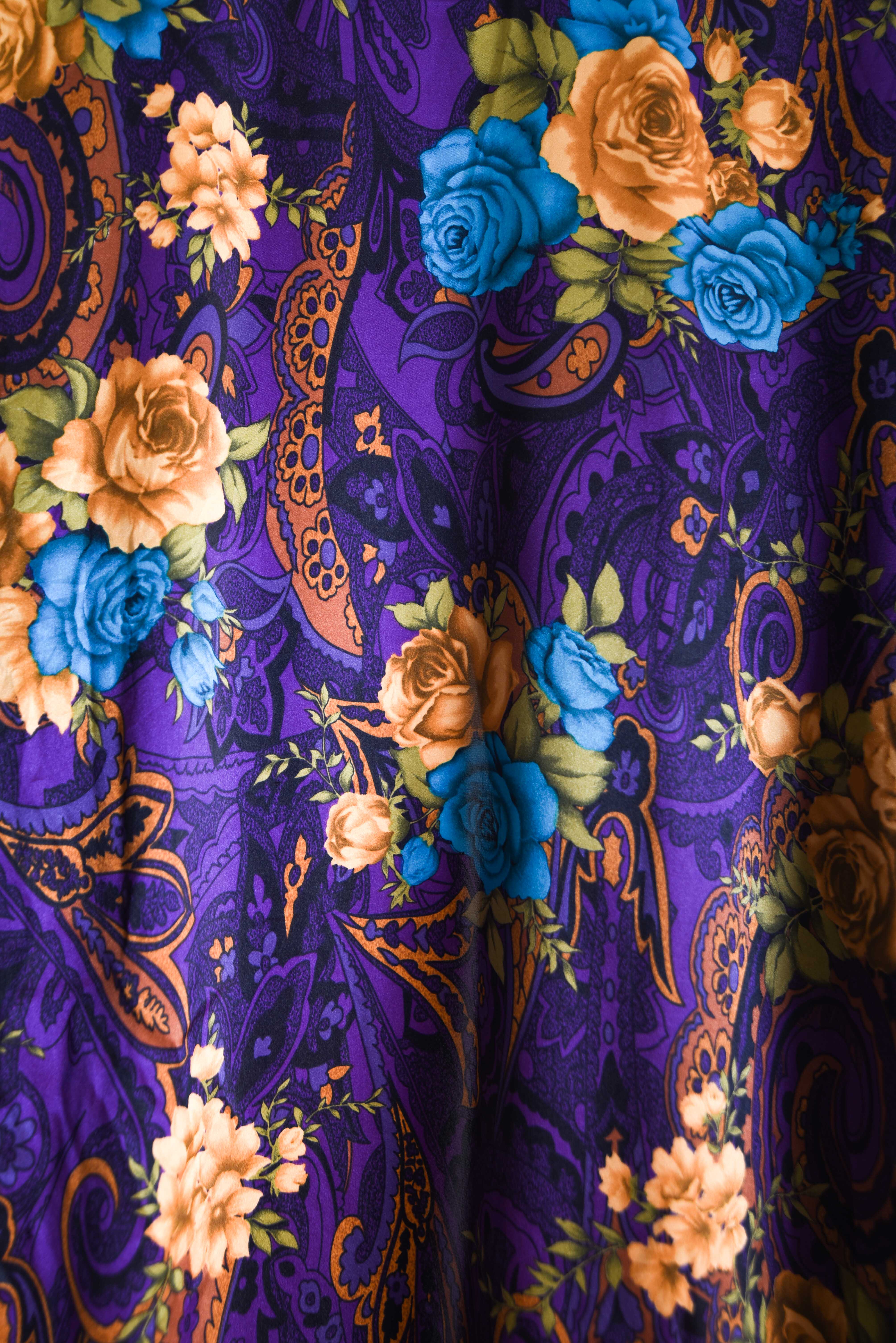 Kimono purple barroco vintage