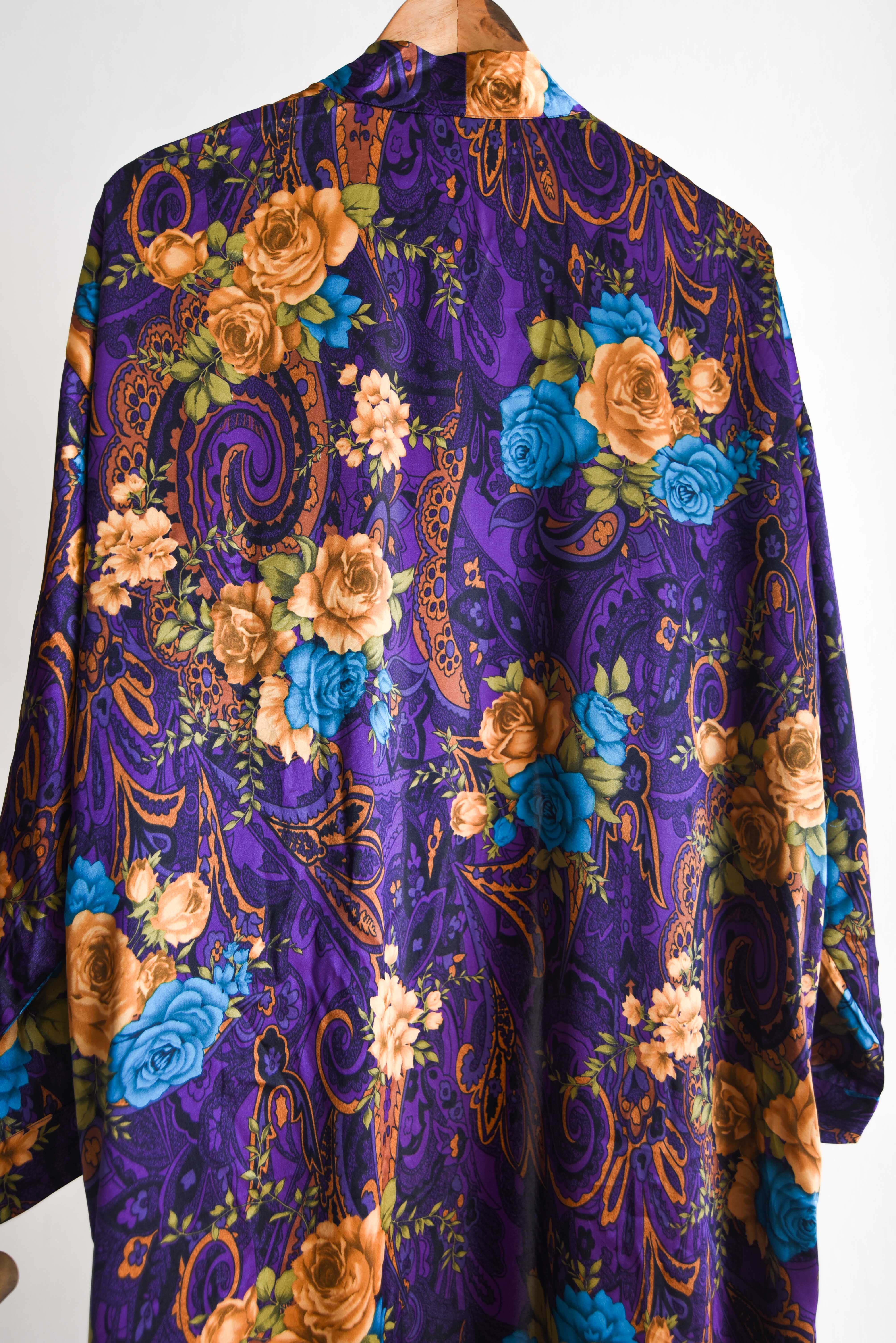 Kimono purple barroco vintage