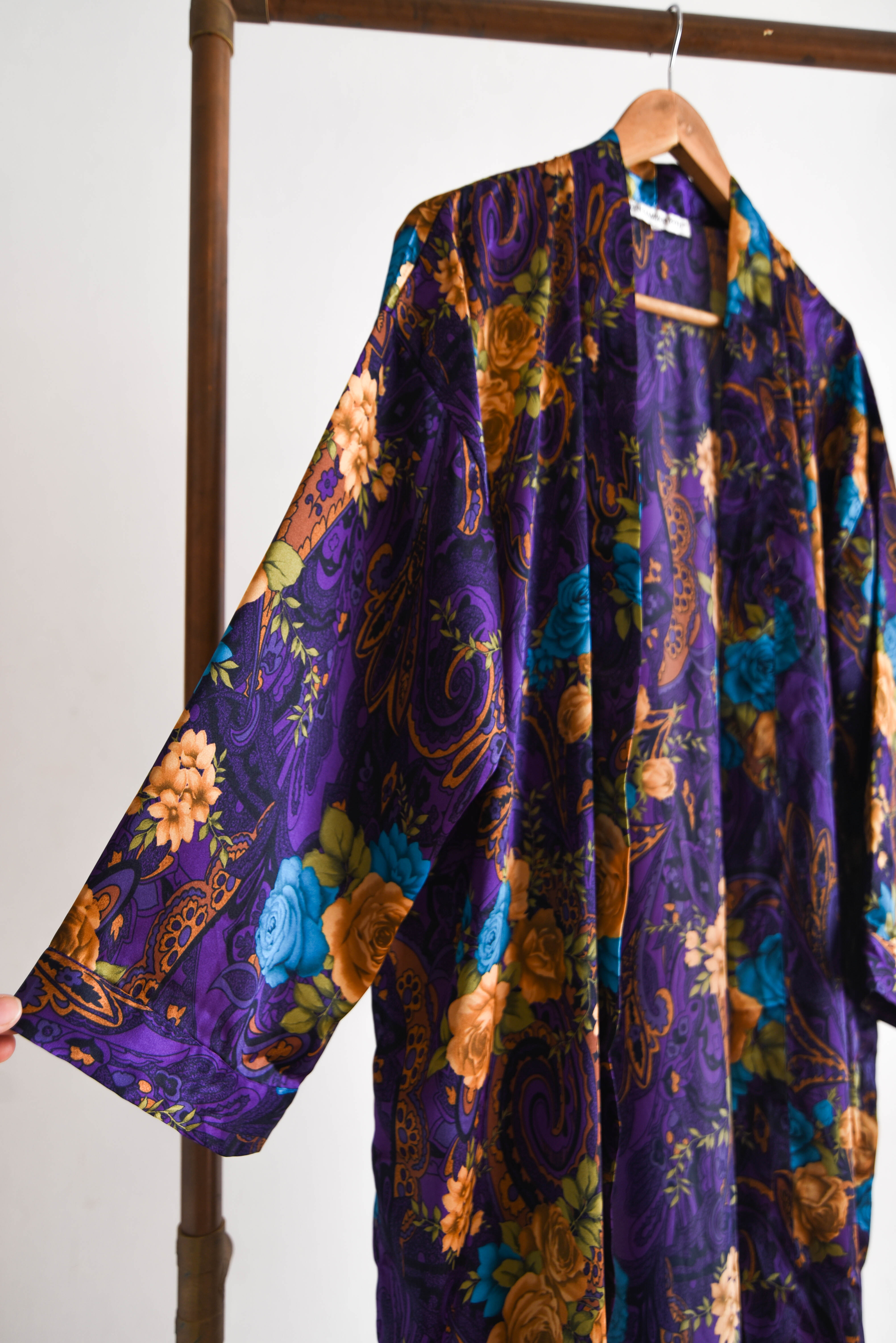 Kimono purple barroco vintage