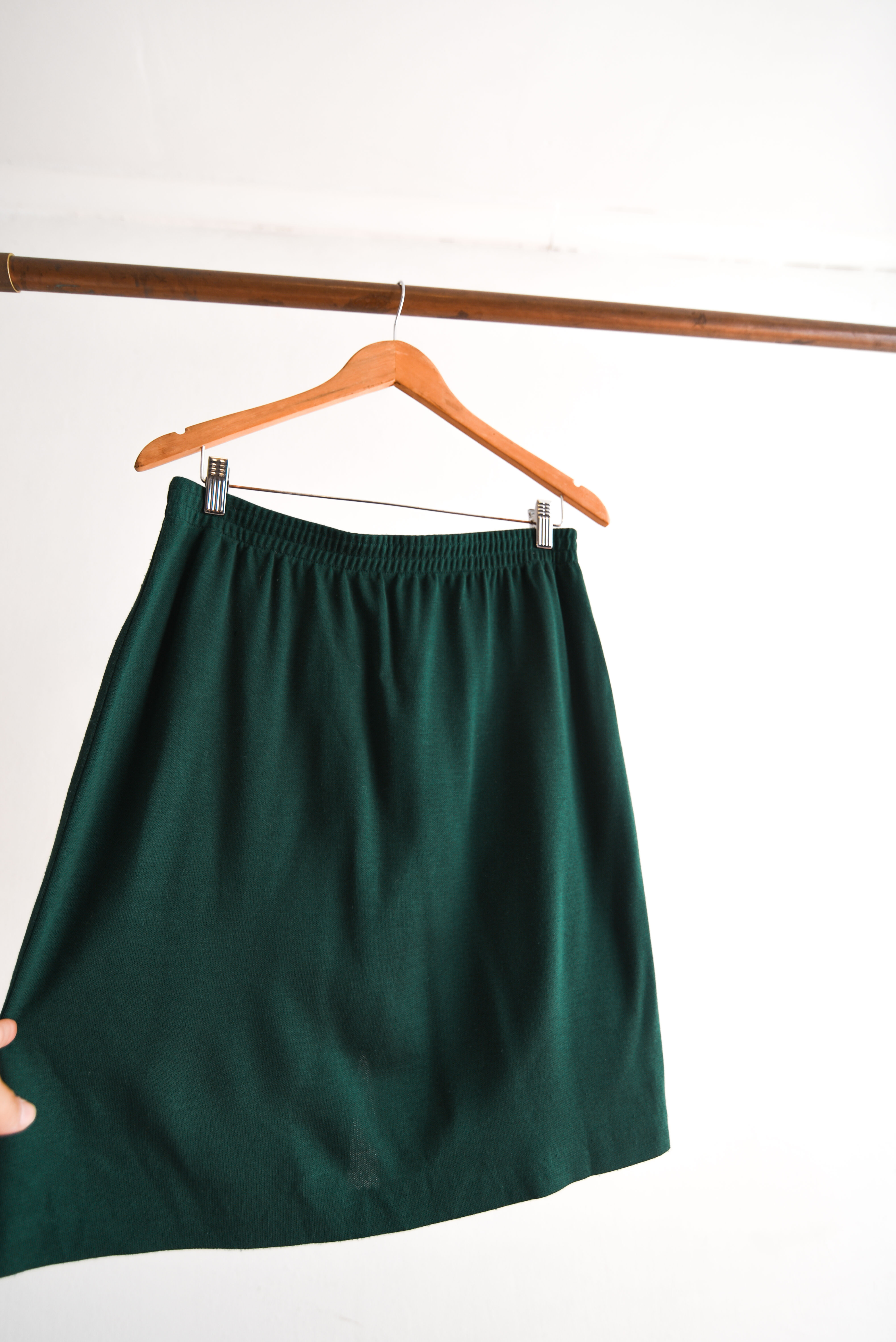 Falda verde forest vintage