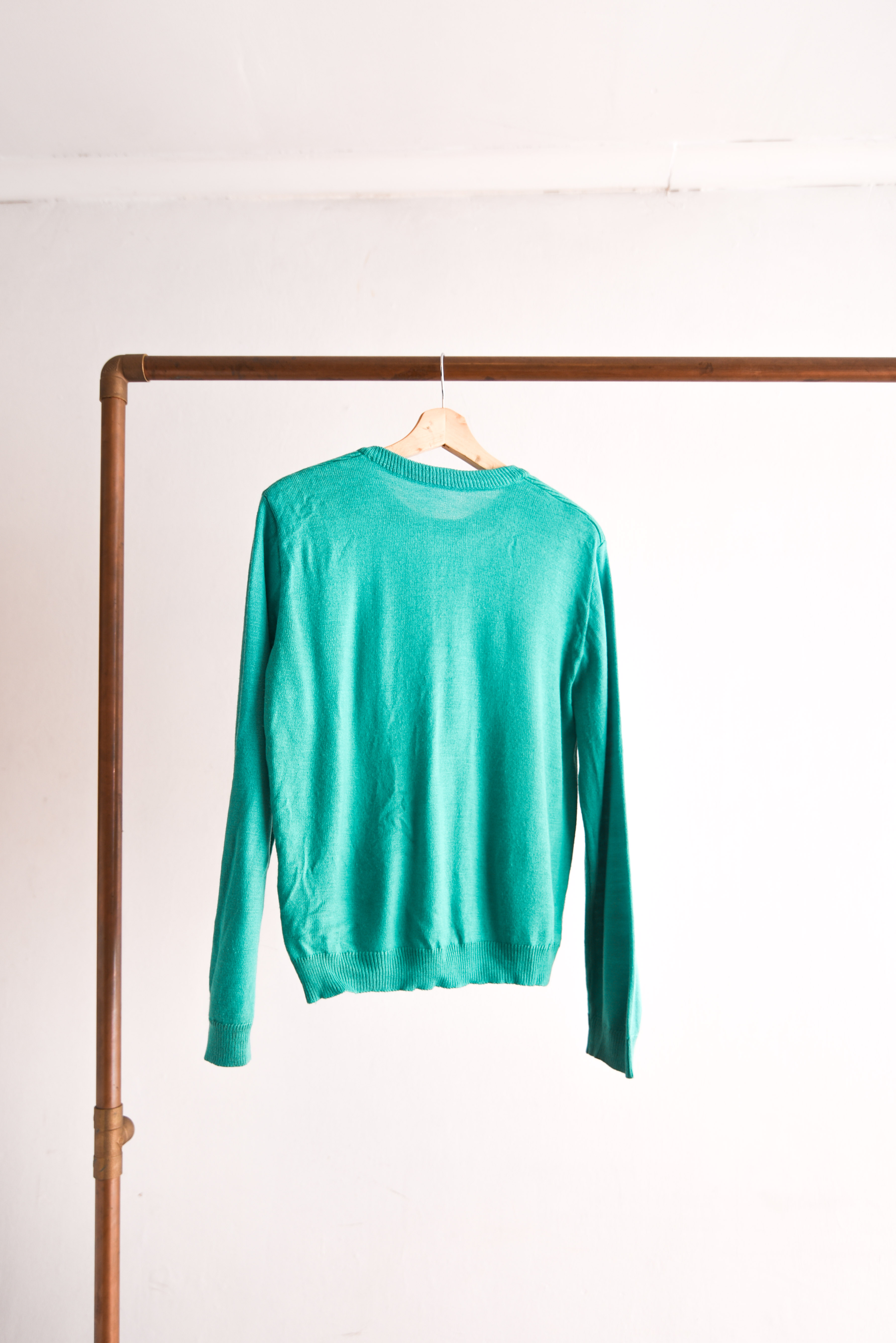 Chaleco turquesa 80s