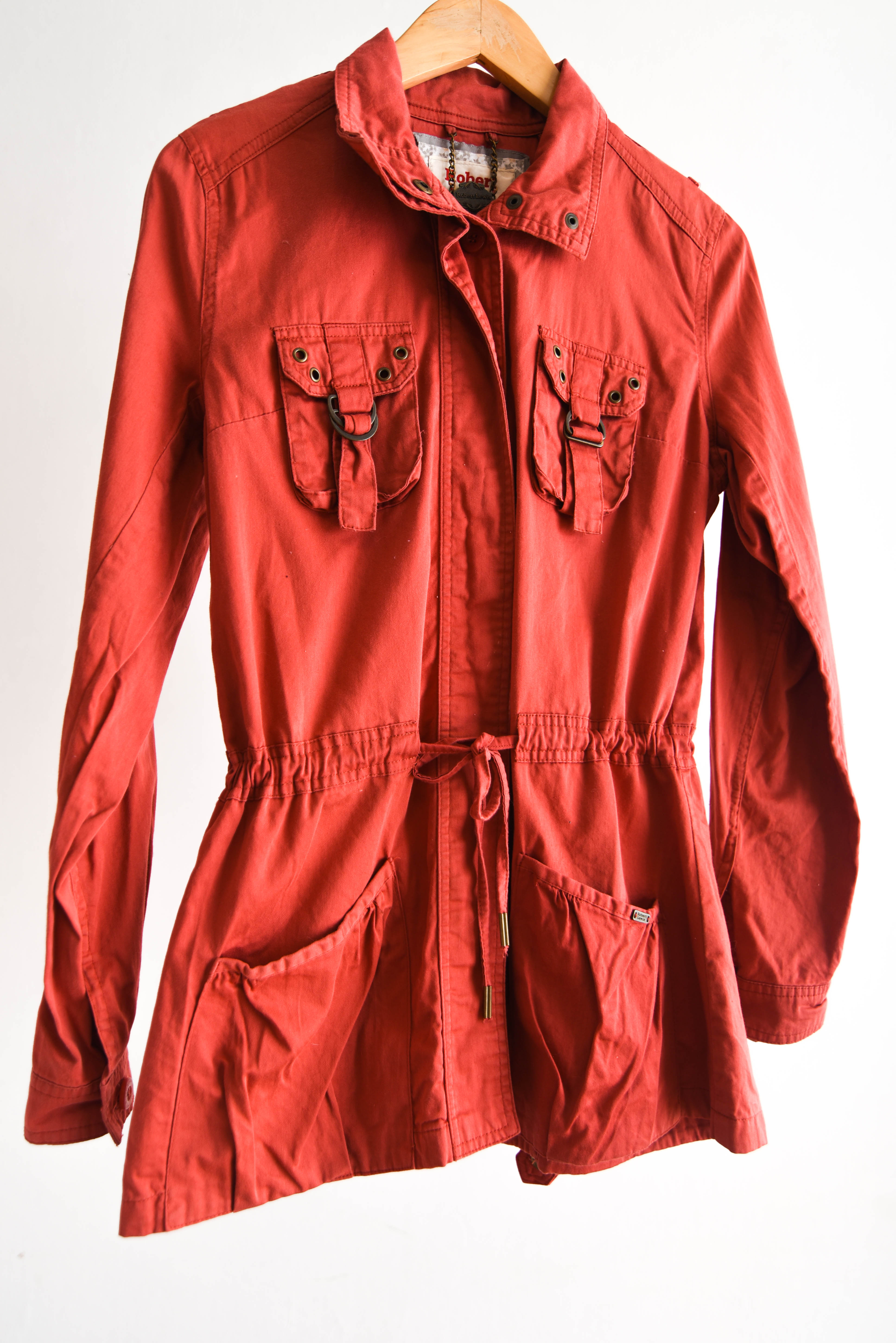 Chaqueta acinturada brick