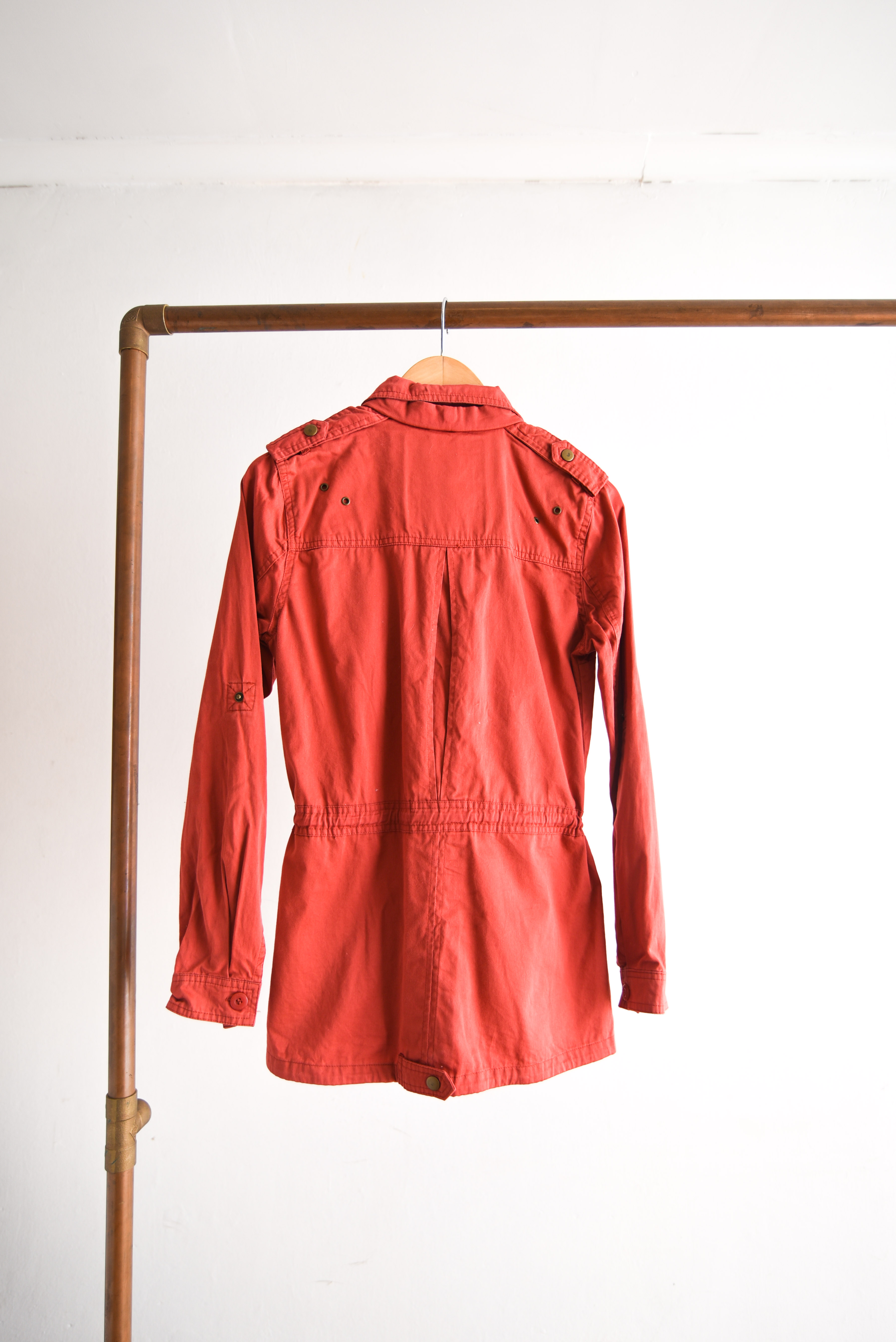 Chaqueta acinturada brick