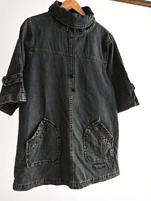 Mini vestido denim y2k