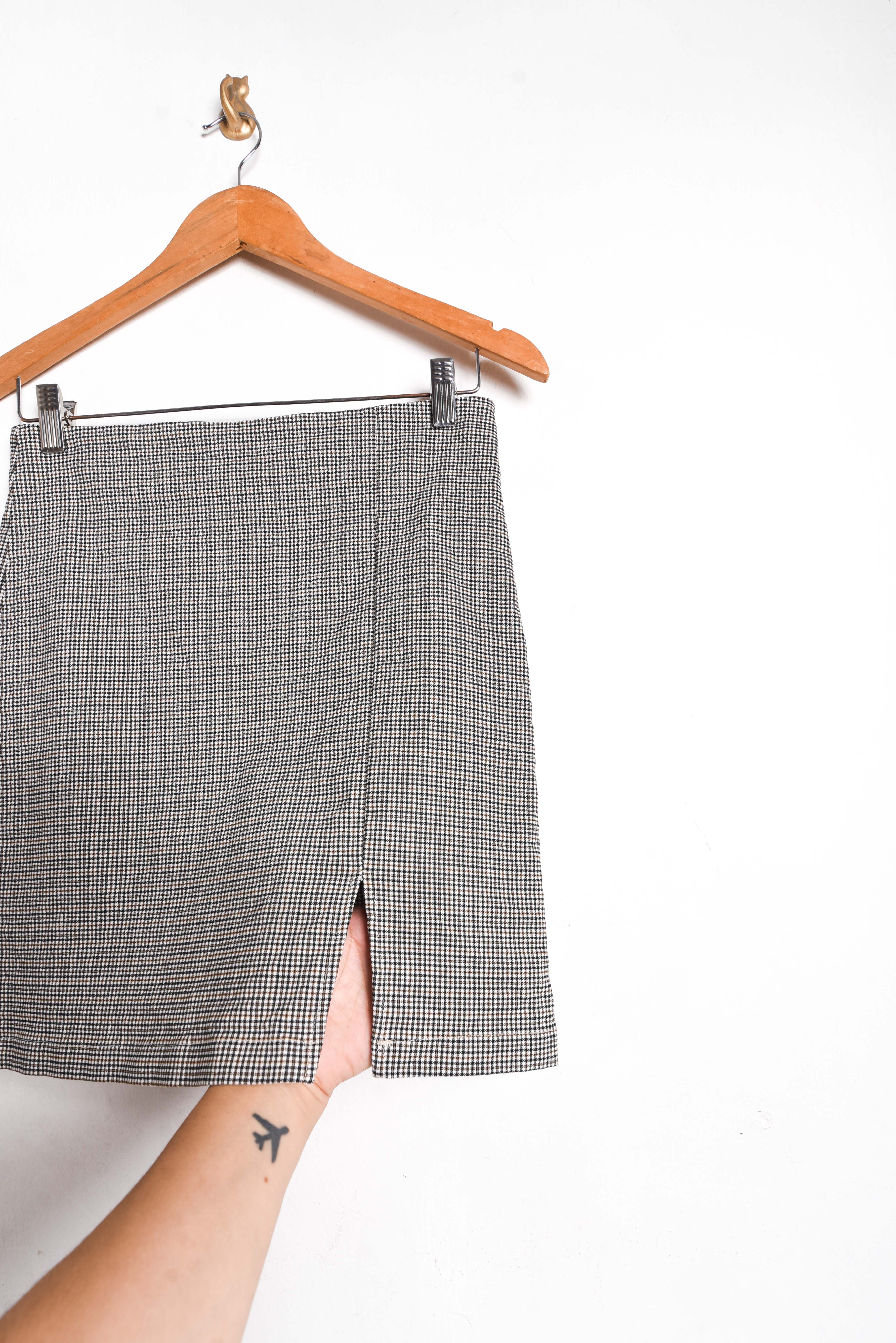 Falda micro pata de gallo