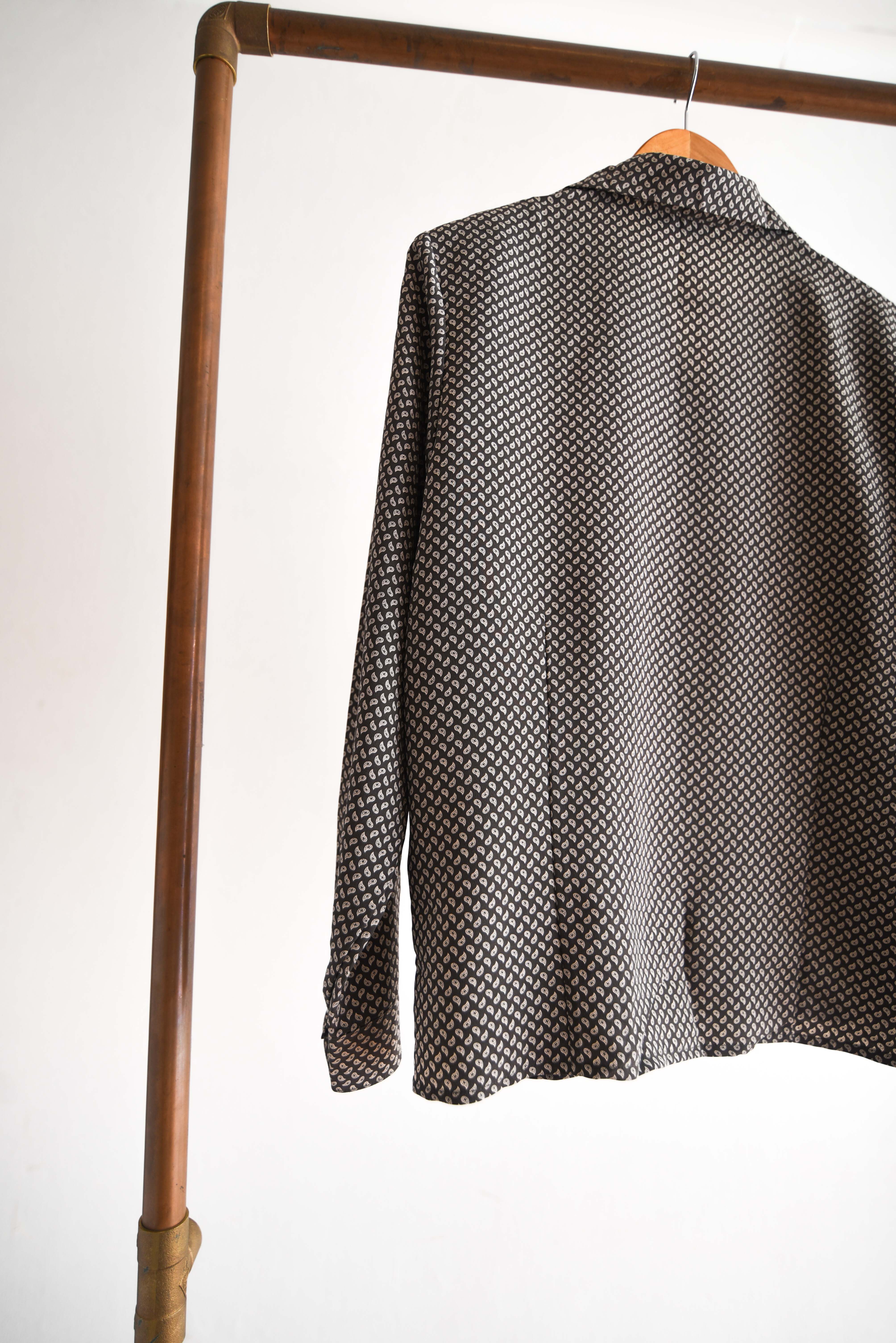 Blusa 90s micro paisley