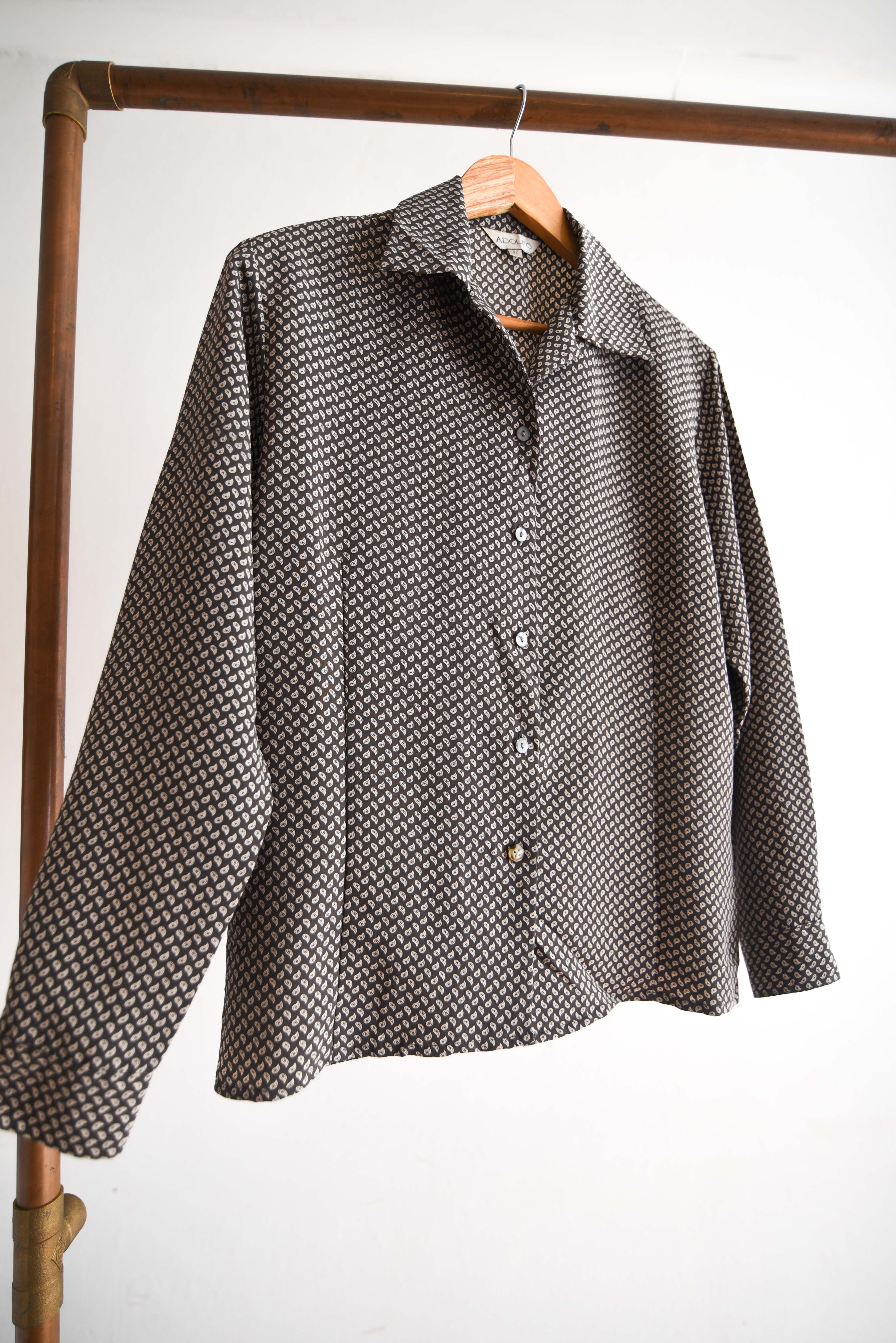 Blusa 90s micro paisley