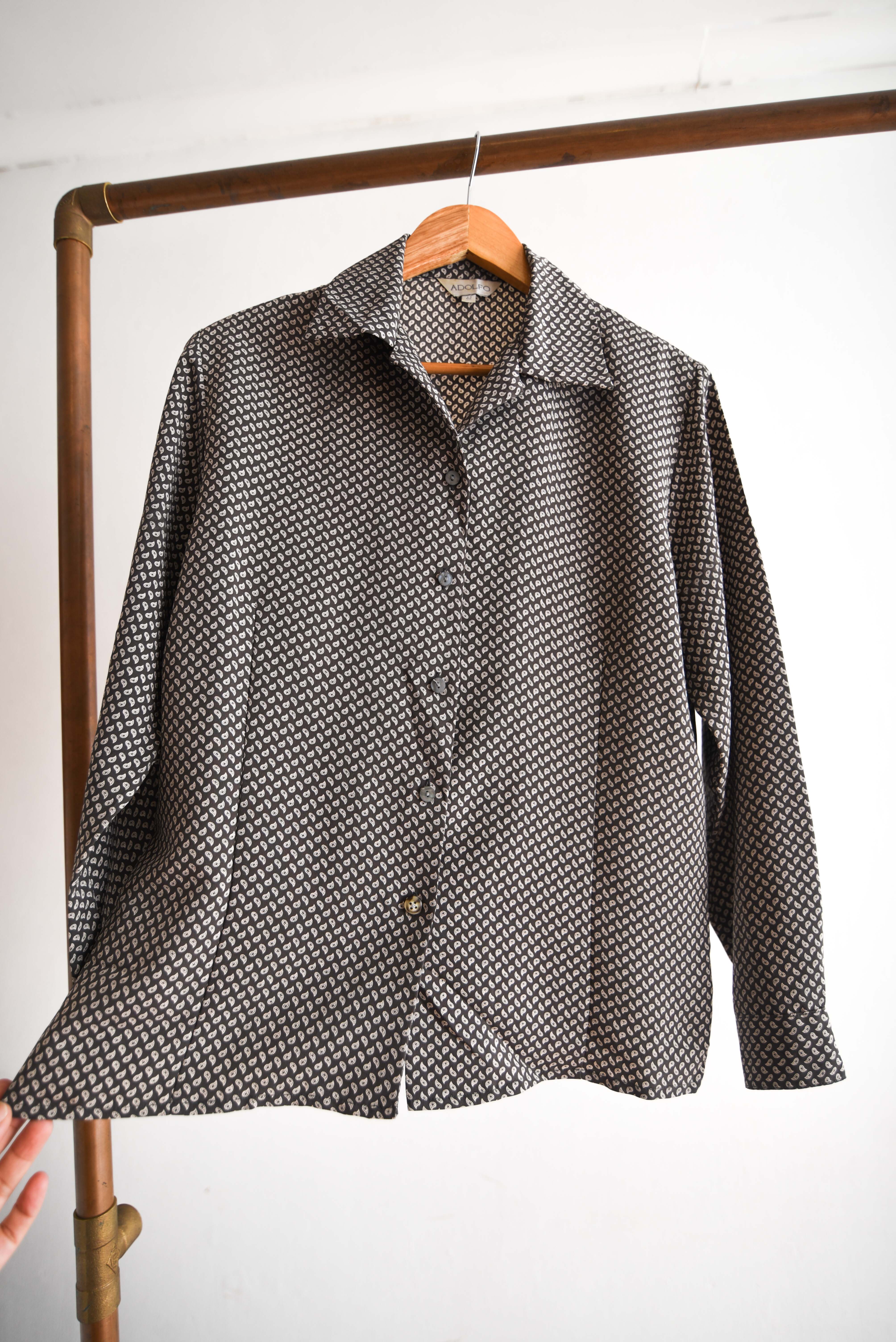 Blusa 90s micro paisley