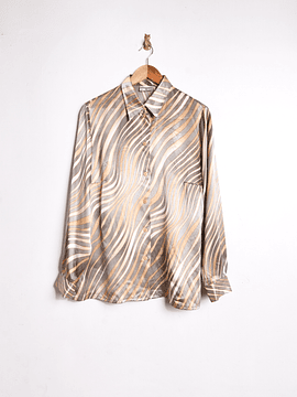Blusa satín wavy