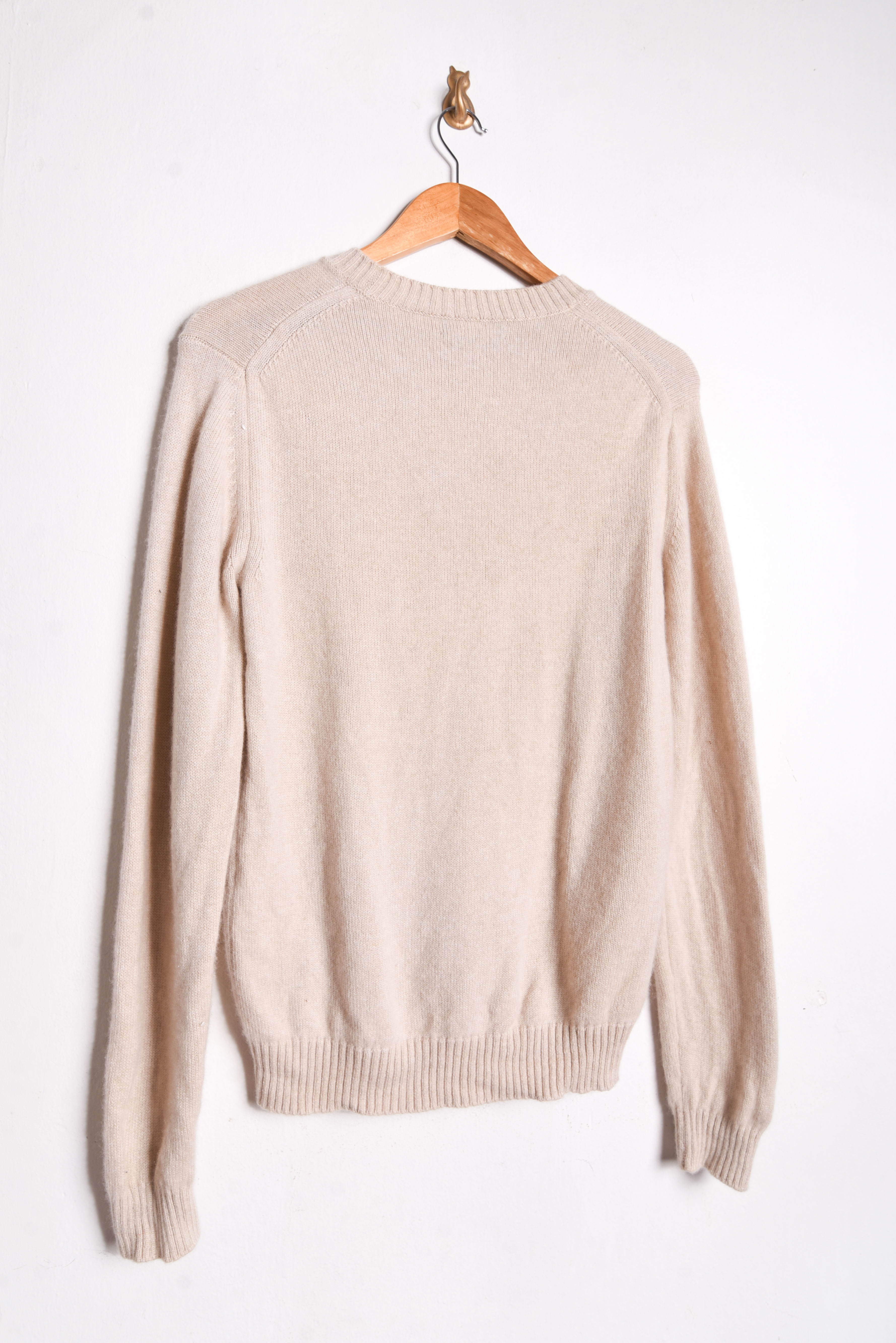 Chaleco beige cashmere