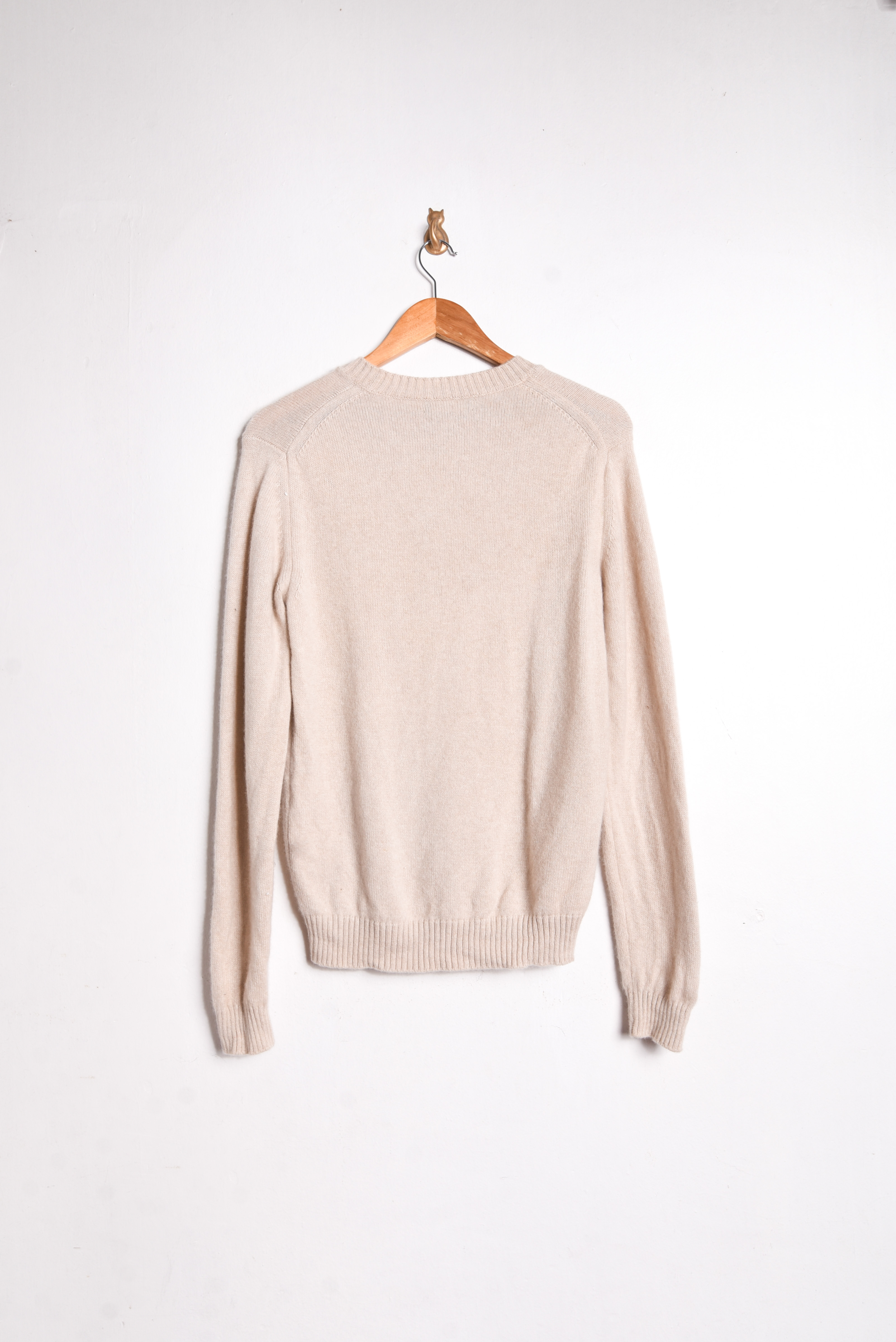 Chaleco beige cashmere