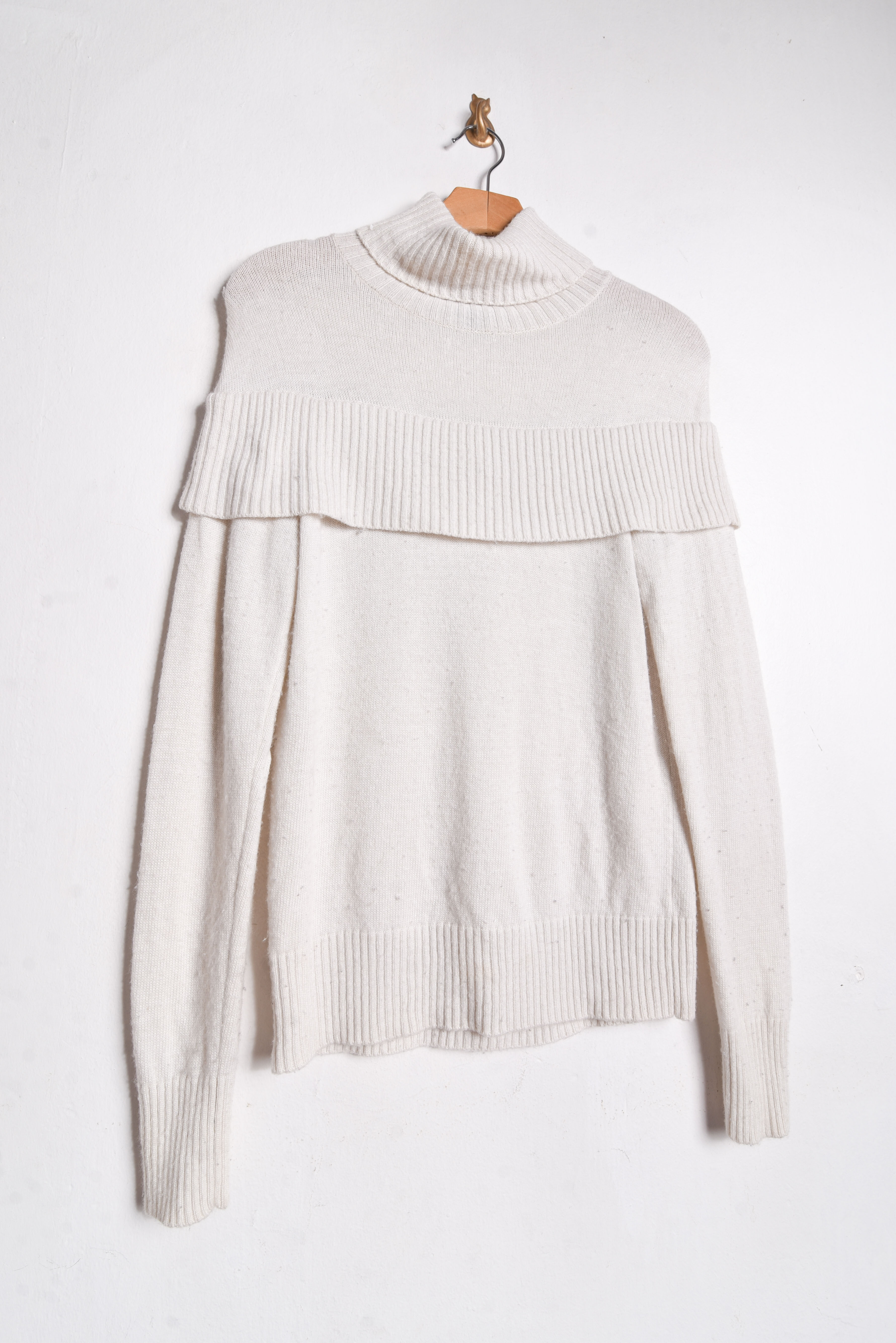 Chaleco lana y cachemira white