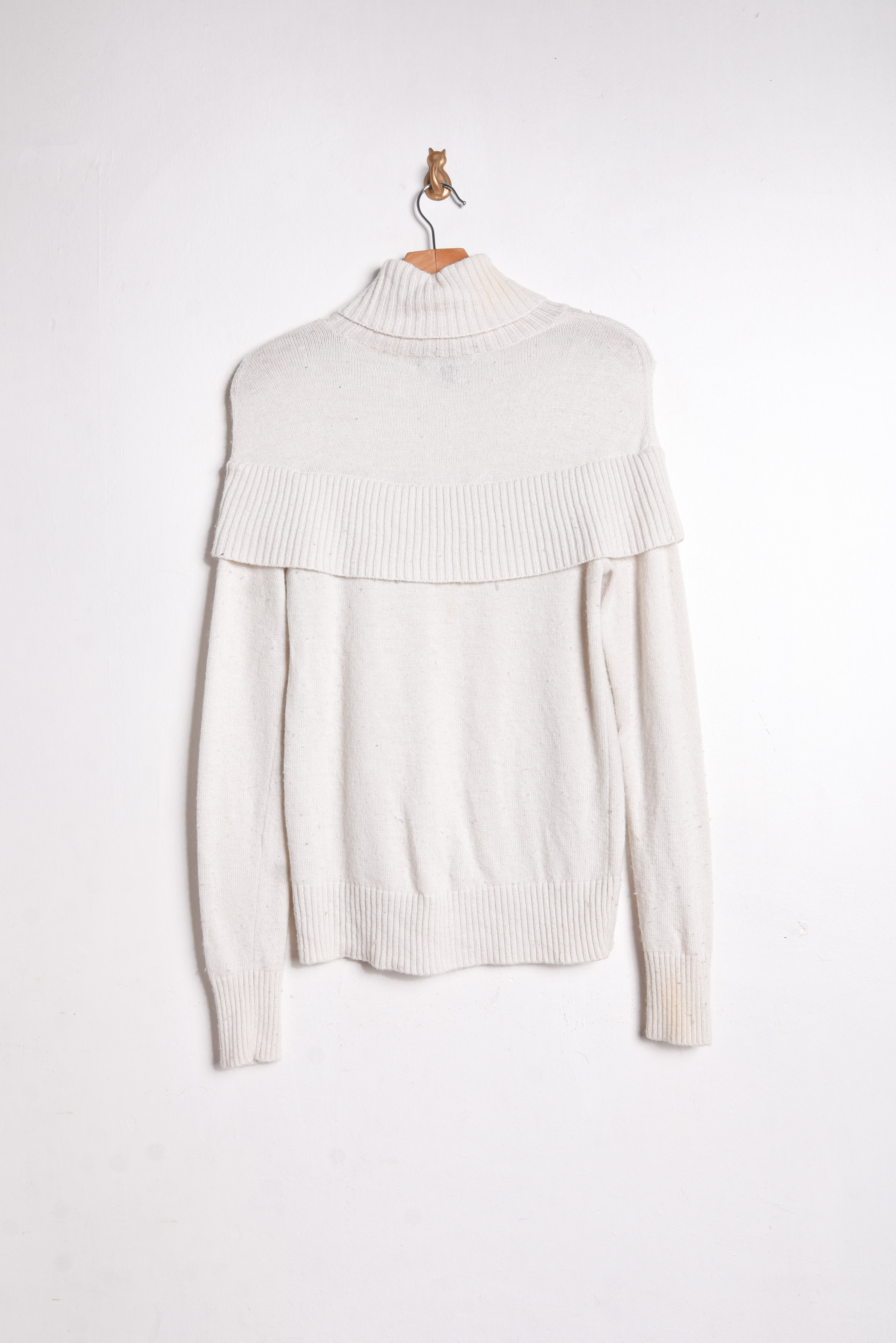 Chaleco lana y cachemira white