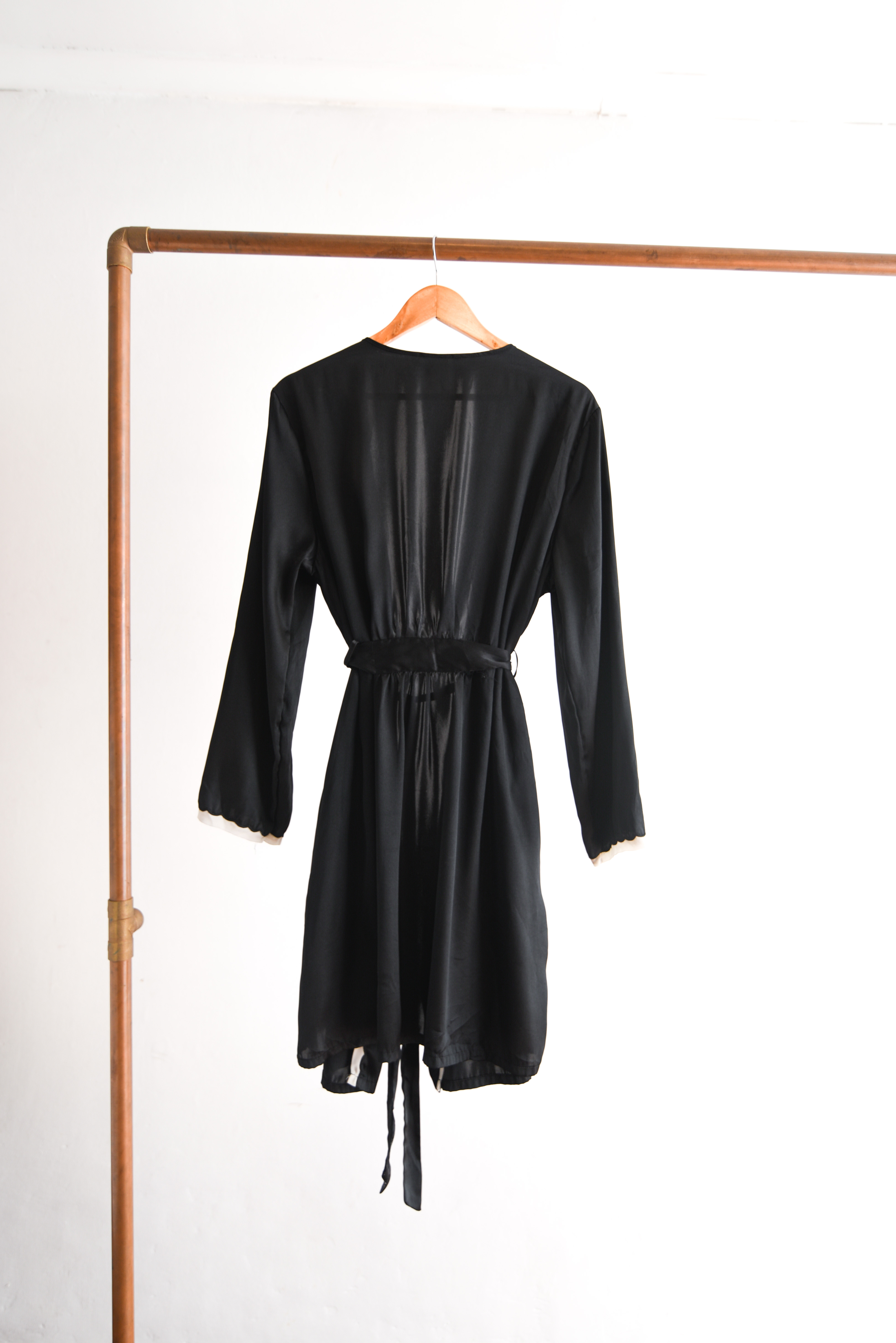 Conjunto lencero slipdress kimono