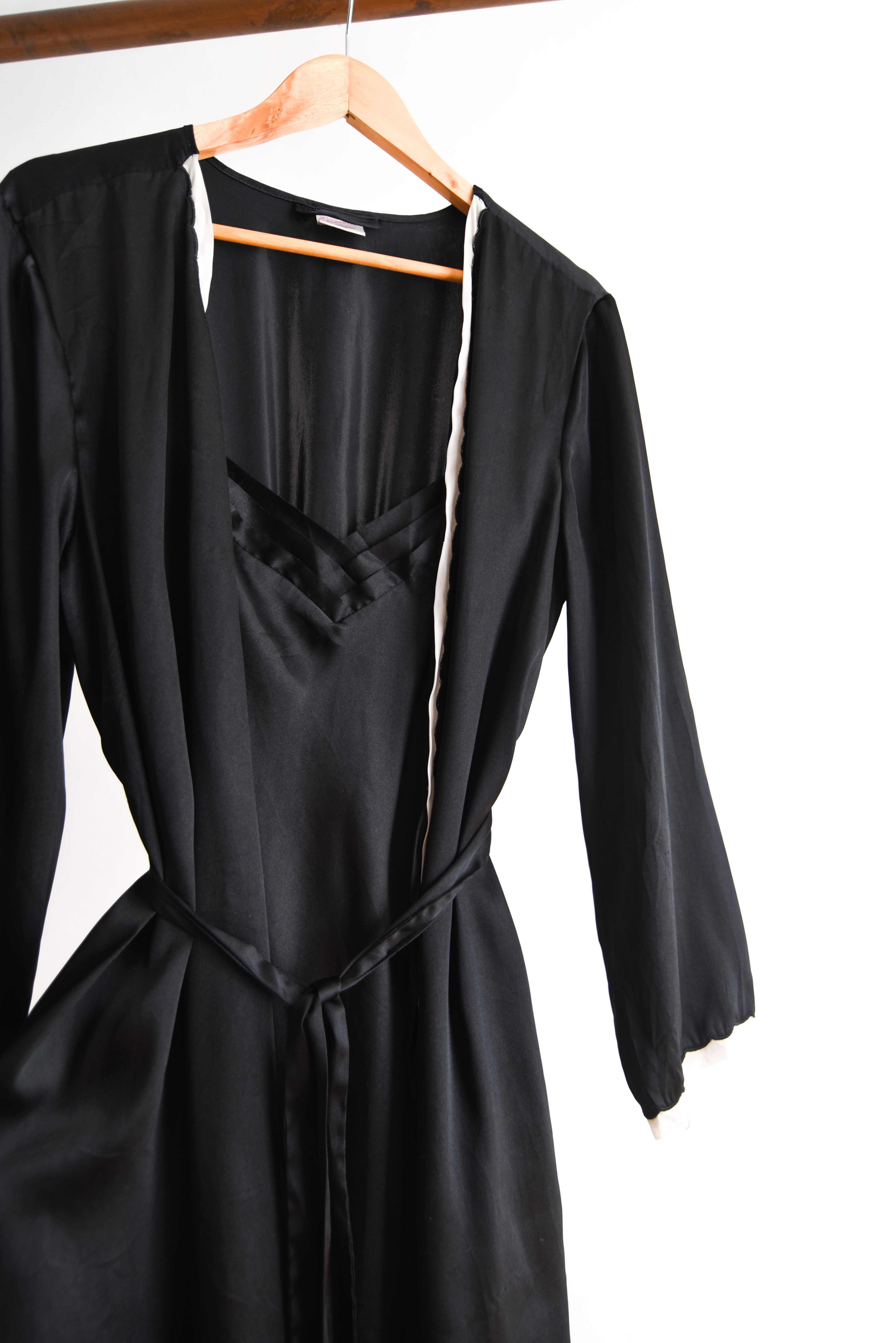 Conjunto lencero slipdress kimono