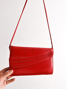 Cartera roja 80s
