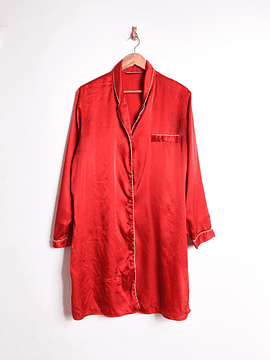 Camisola roja satín 90s