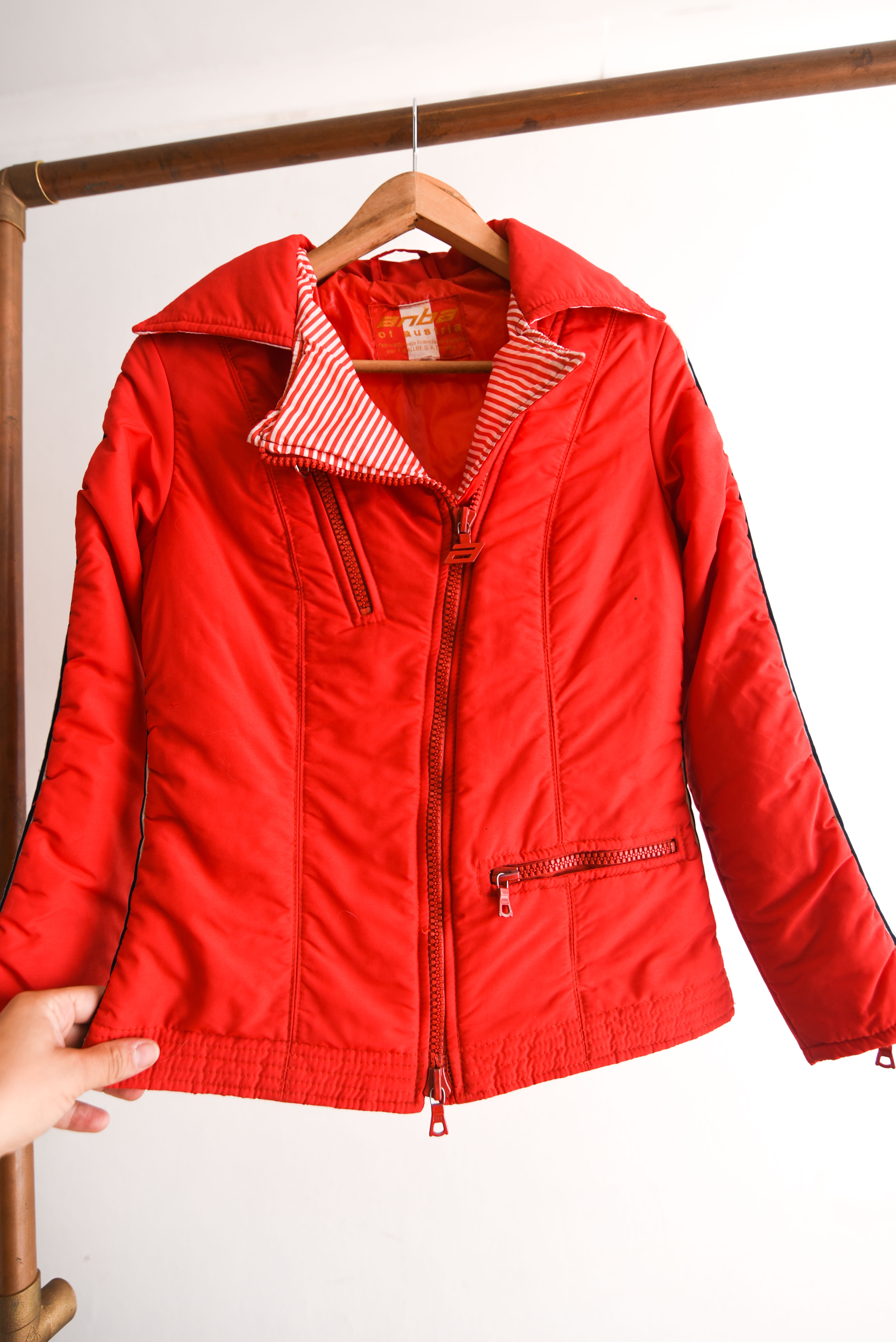 Parka Ski roja vintage