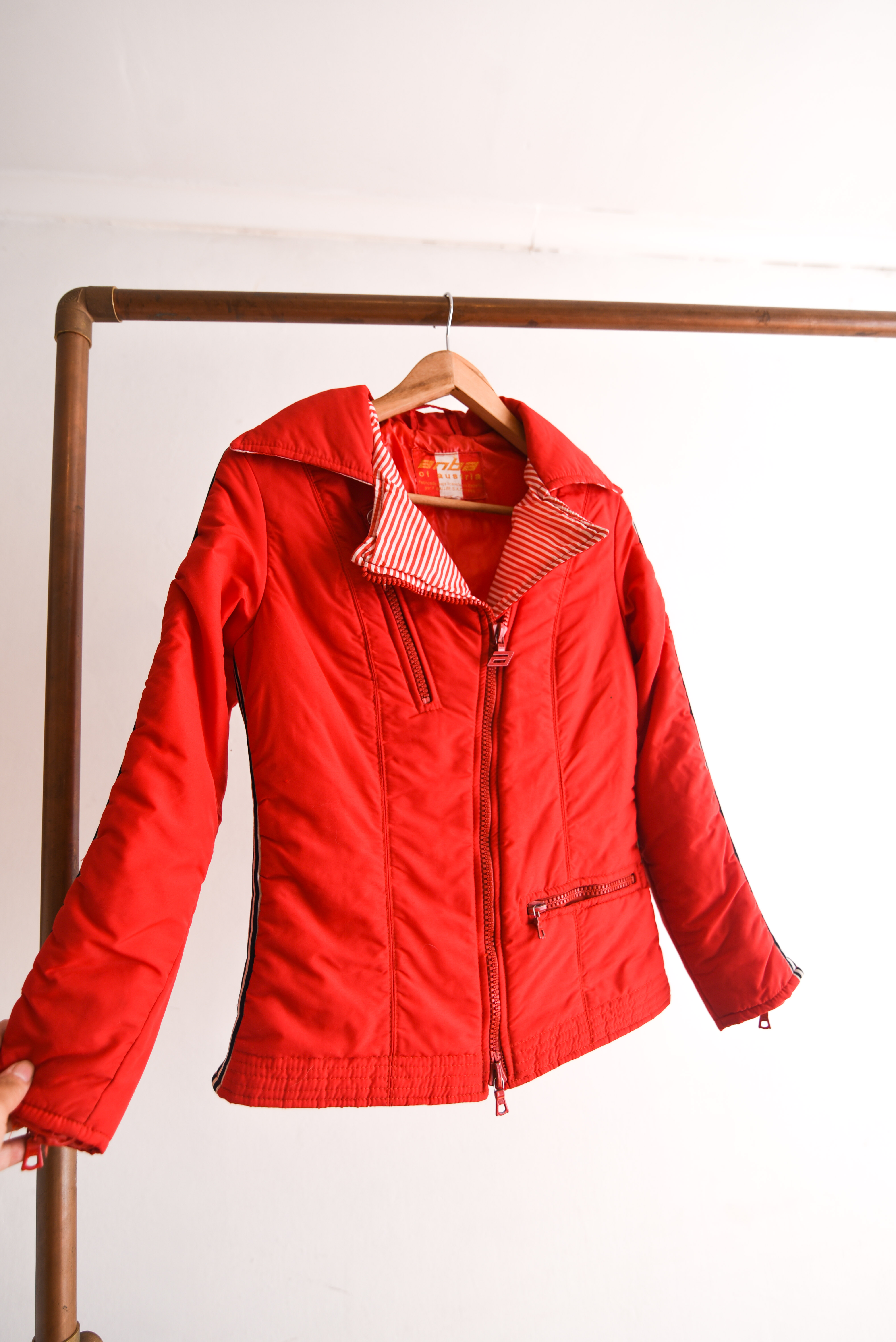 Parka Ski roja vintage