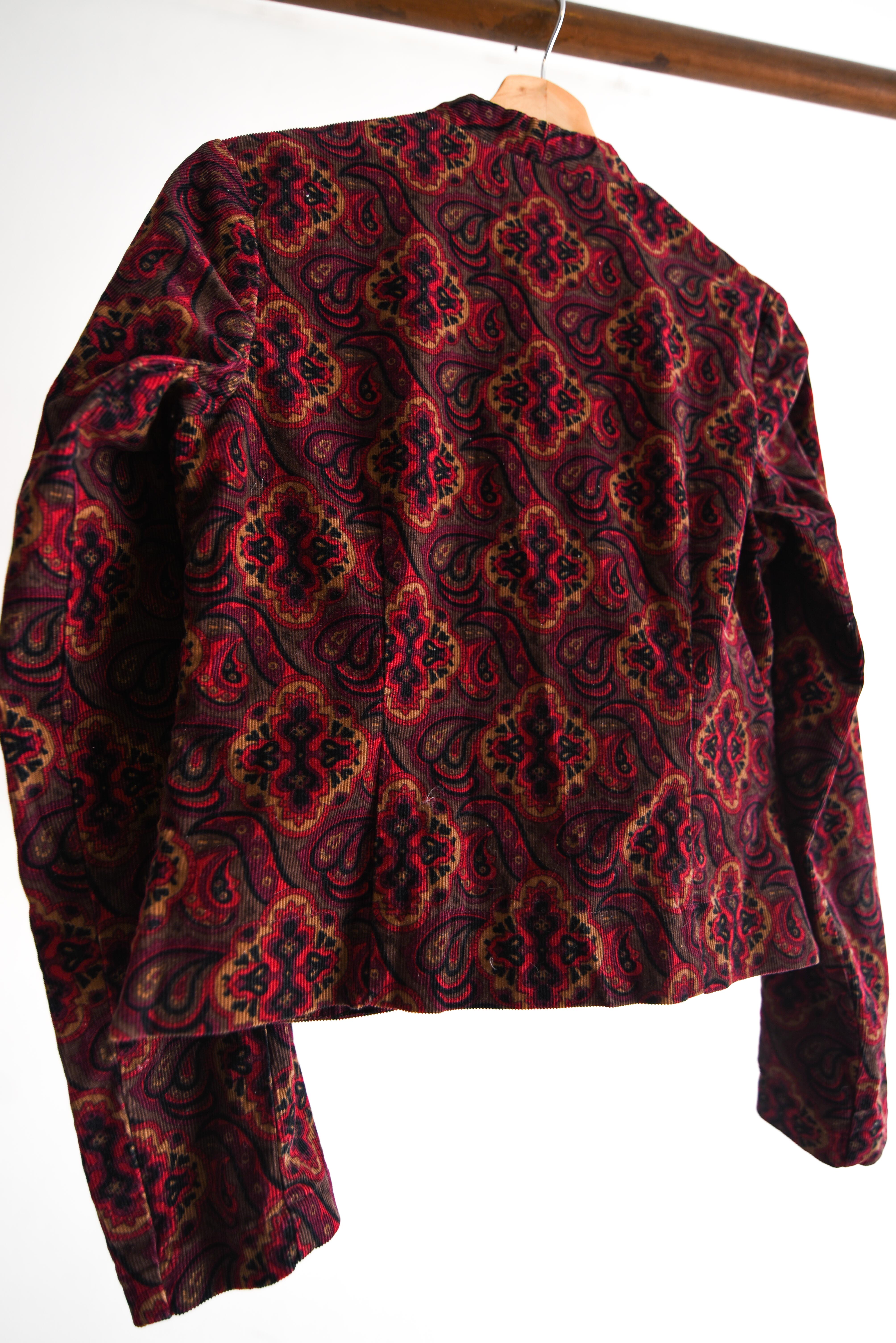 Blazer crop cotelé fall 2005