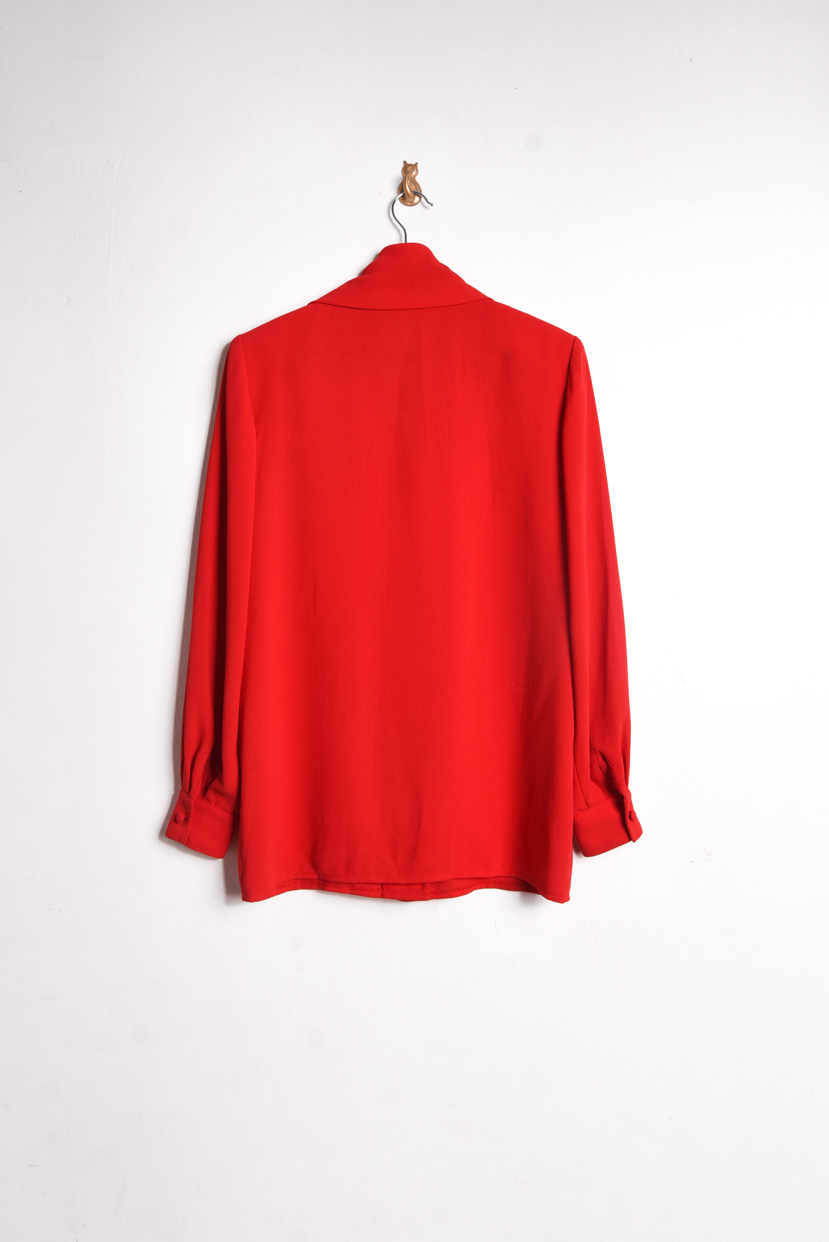 Blusa roja vintage cuellito