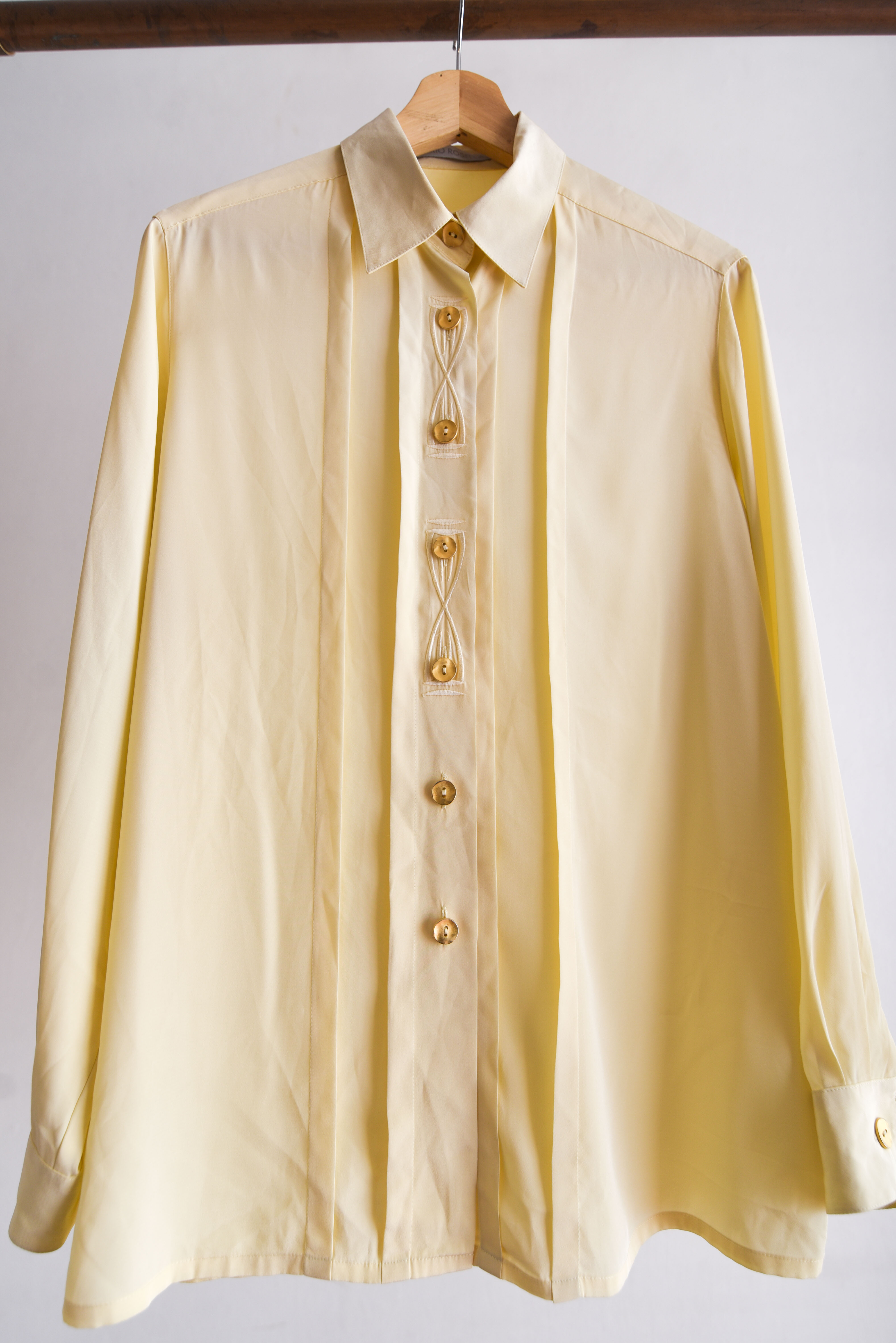 Blusa vintage butter bordada