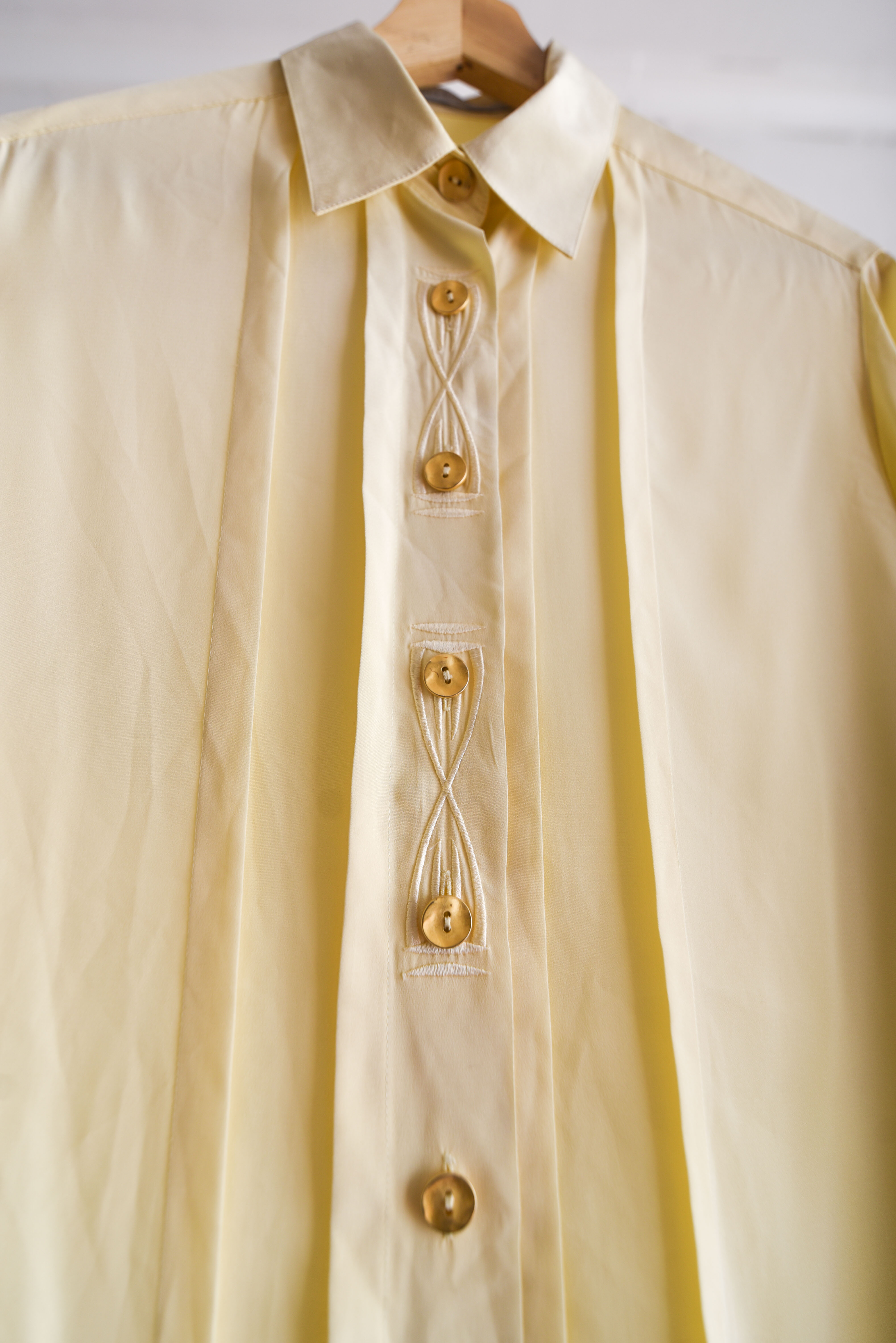 Blusa vintage butter bordada