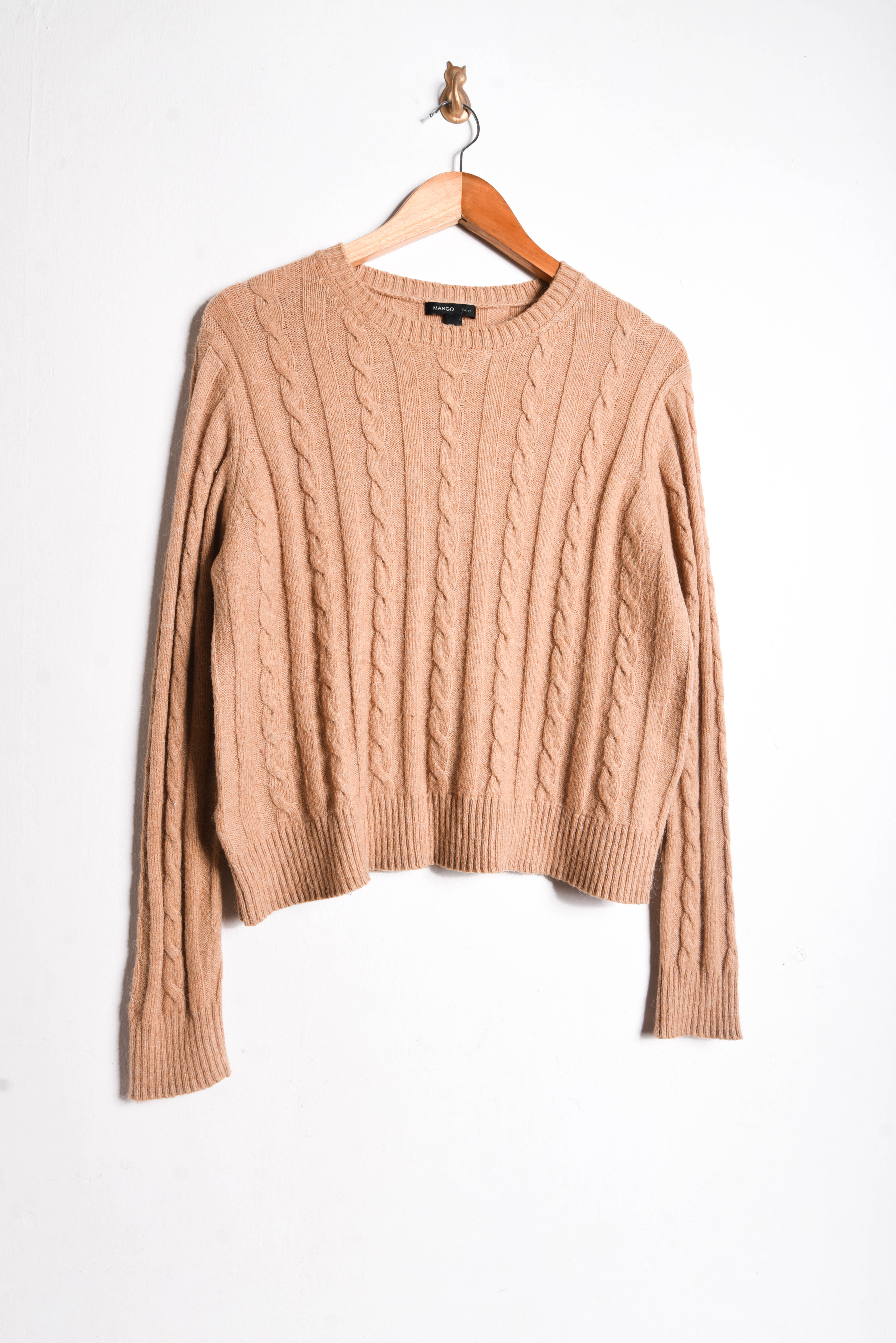 Chaleco nude trenzado