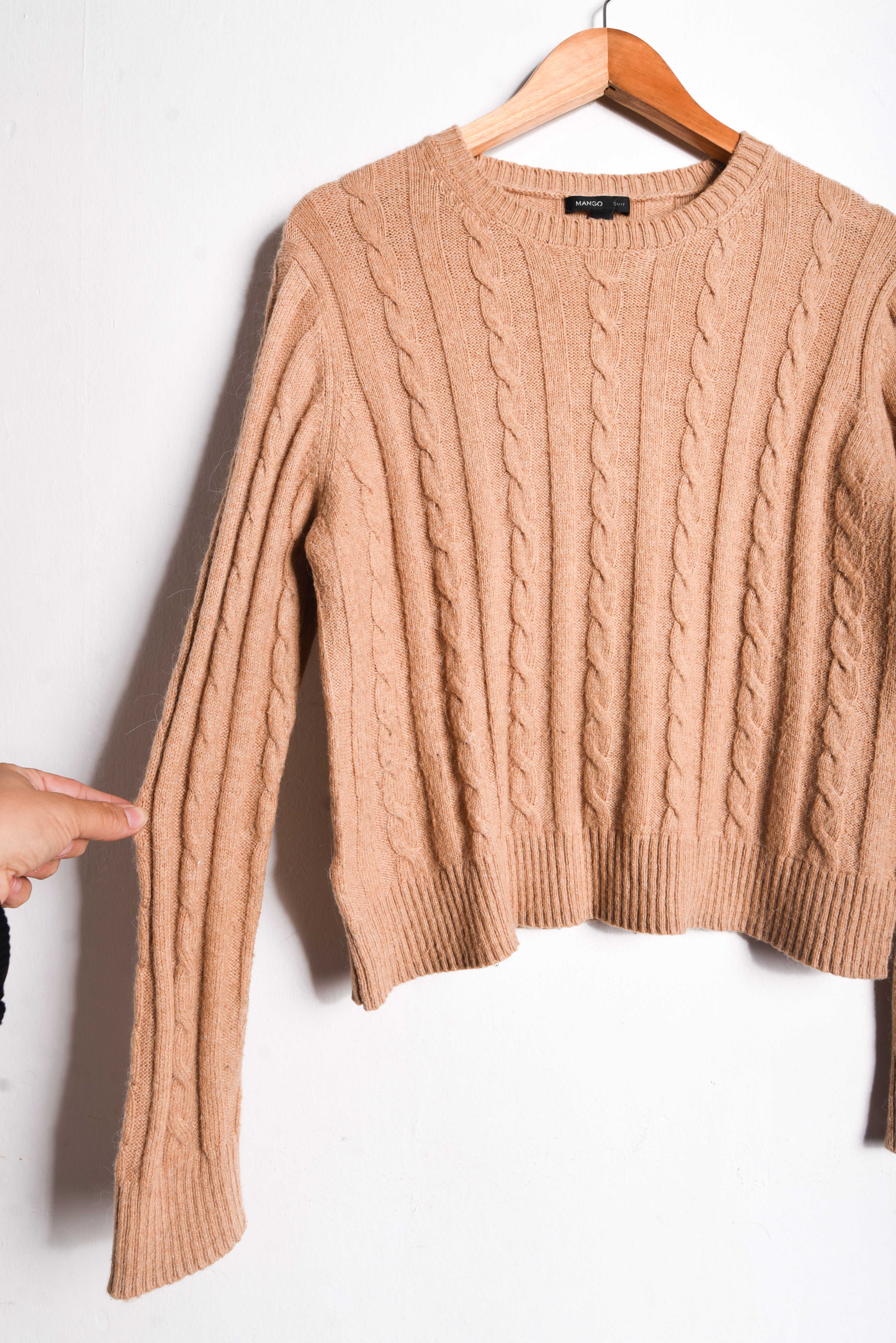 Chaleco nude trenzado