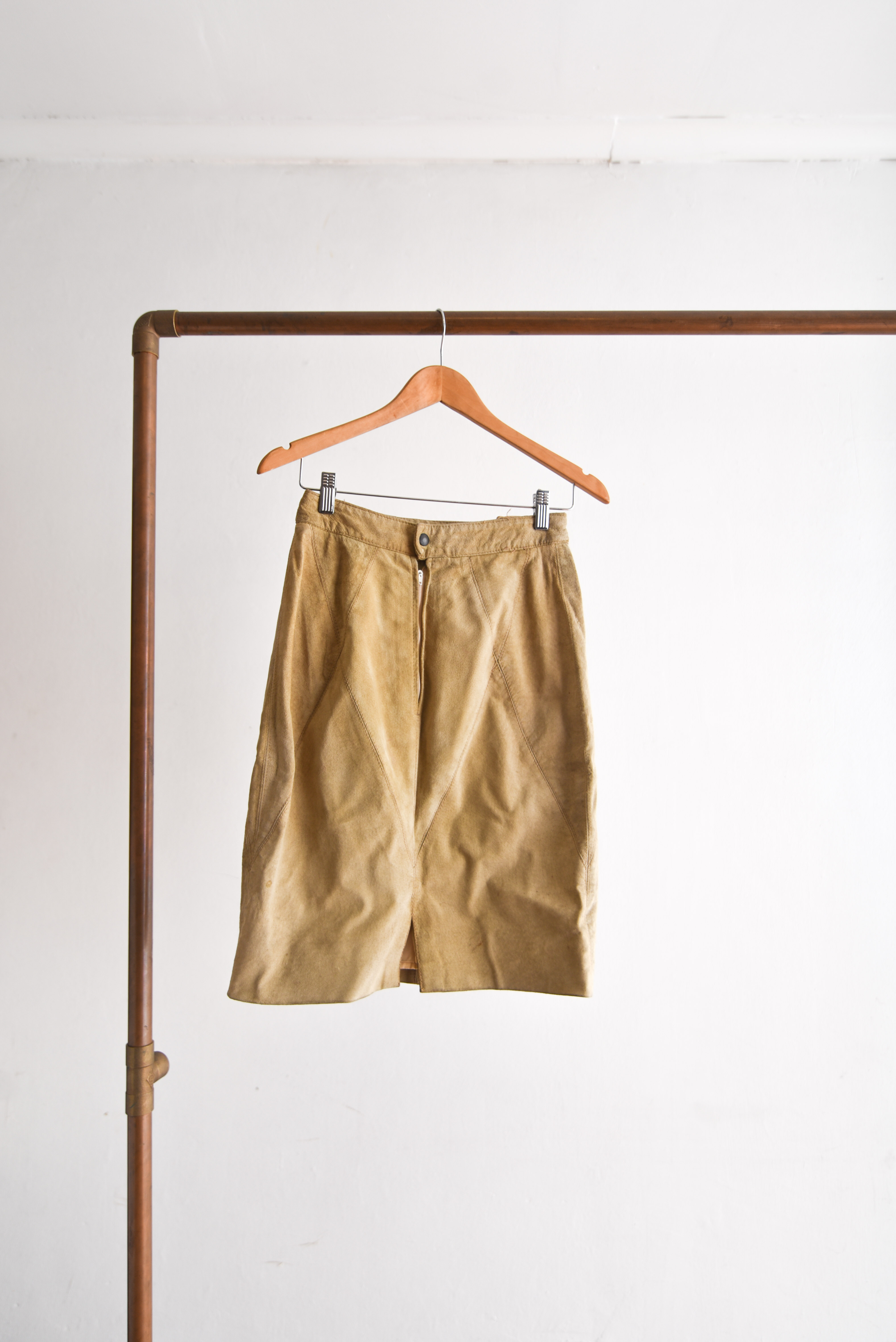 Falda vintage gamuza