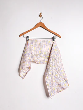 Pañuelo pastel doodles vntg