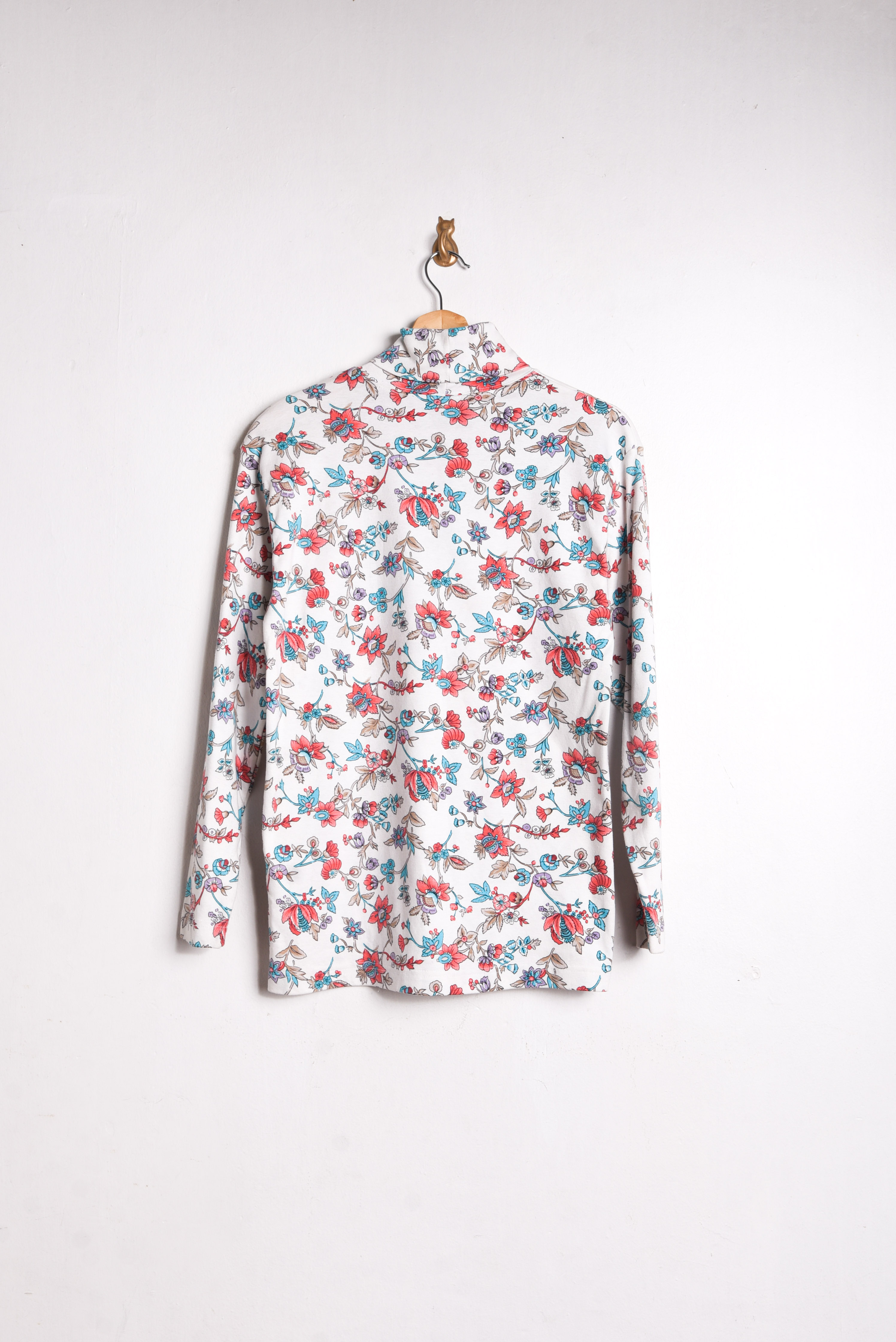 Beatle blanco floral vintage