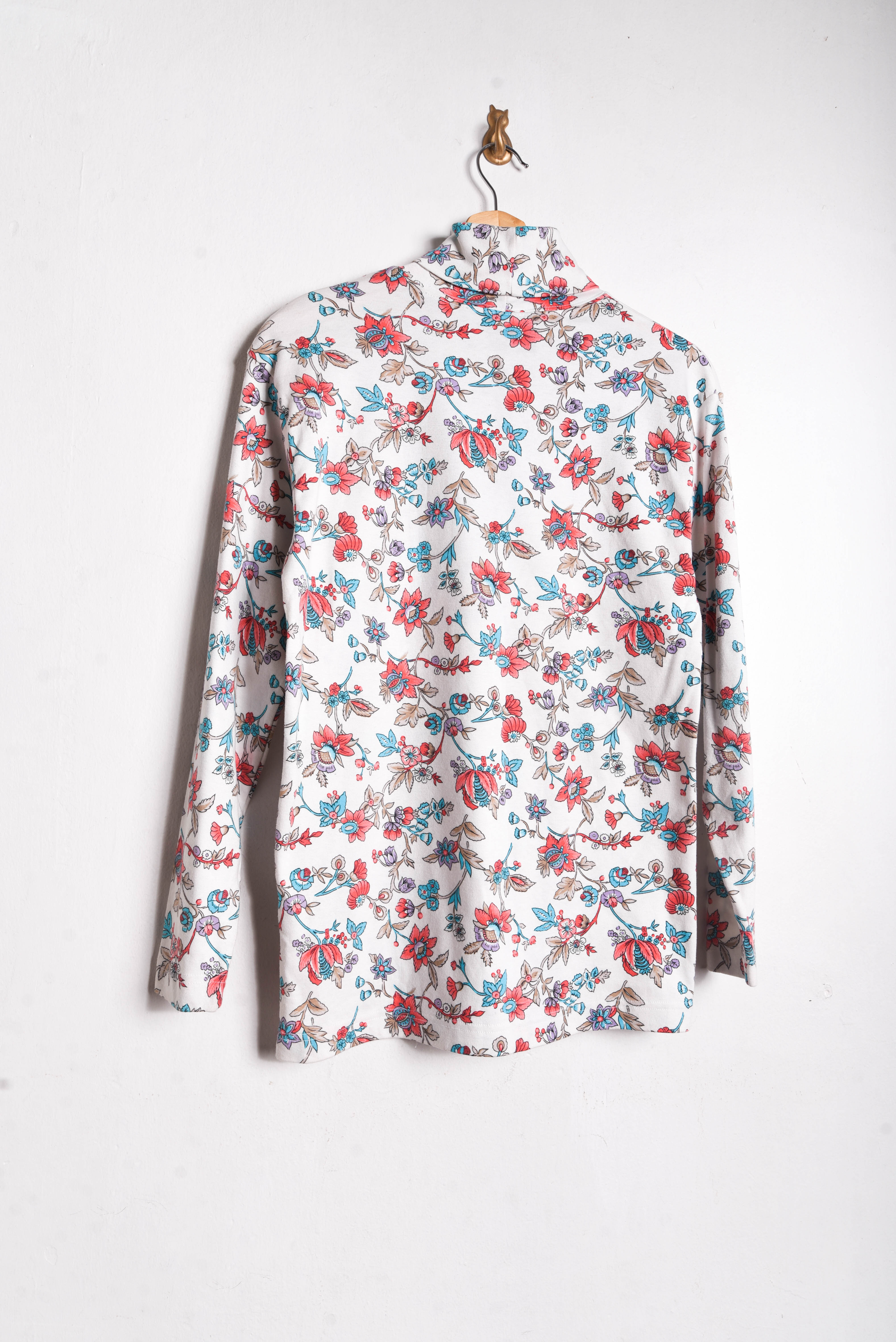 Beatle blanco floral vintage