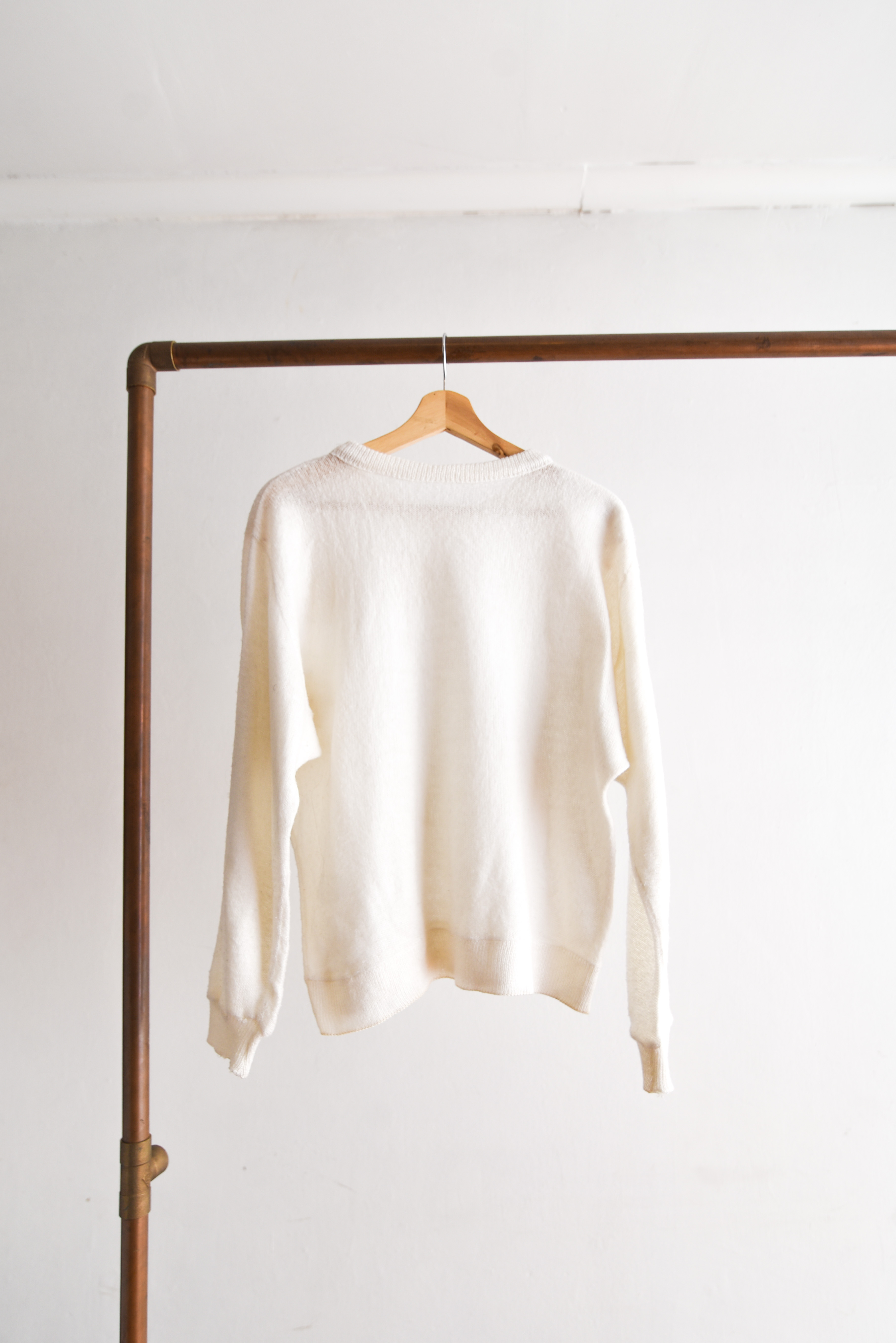 Chaleco marfil vintage bordado