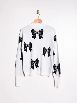 Chaleco blanco ribbons