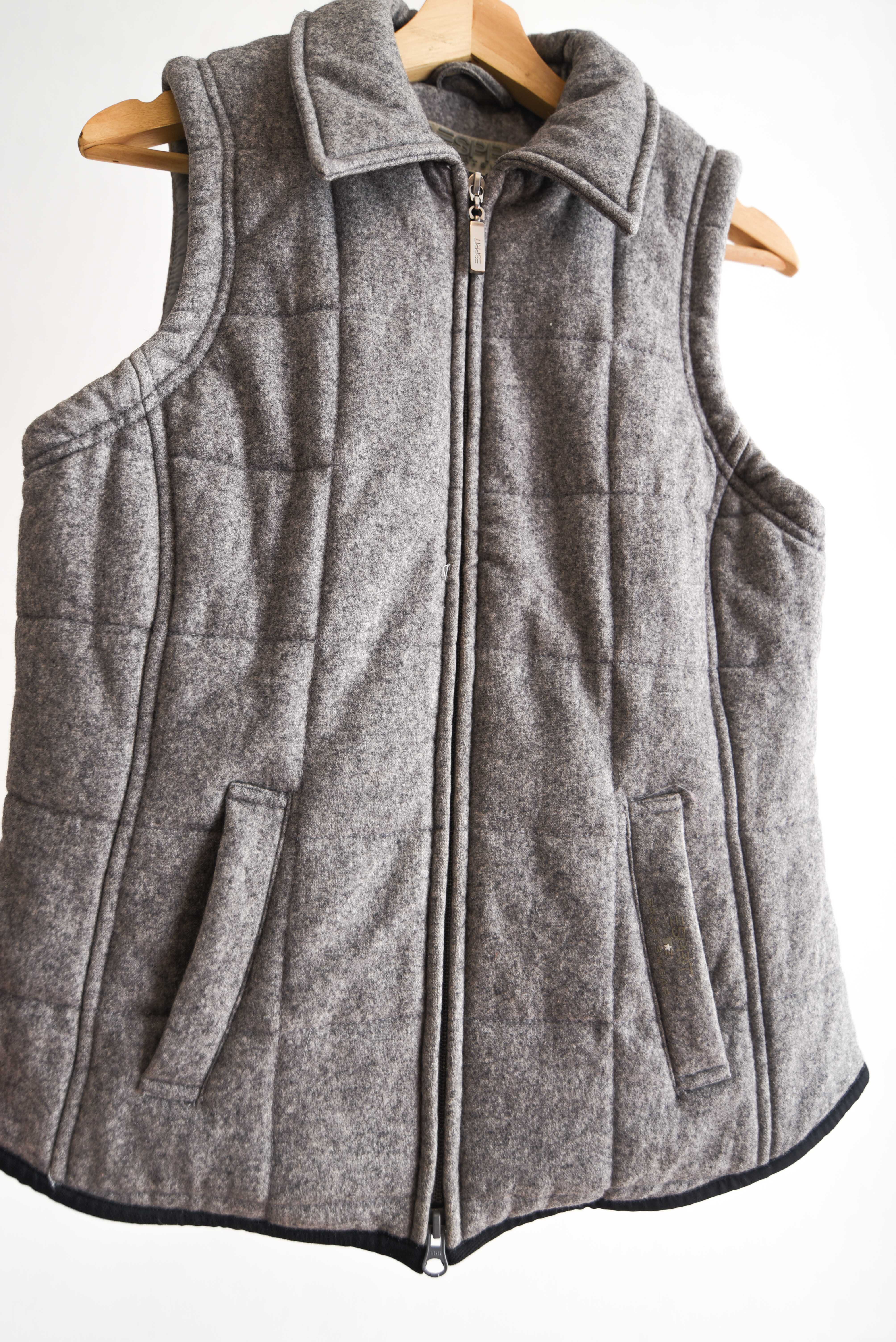 Chaqueta vest lana Esprit vintage